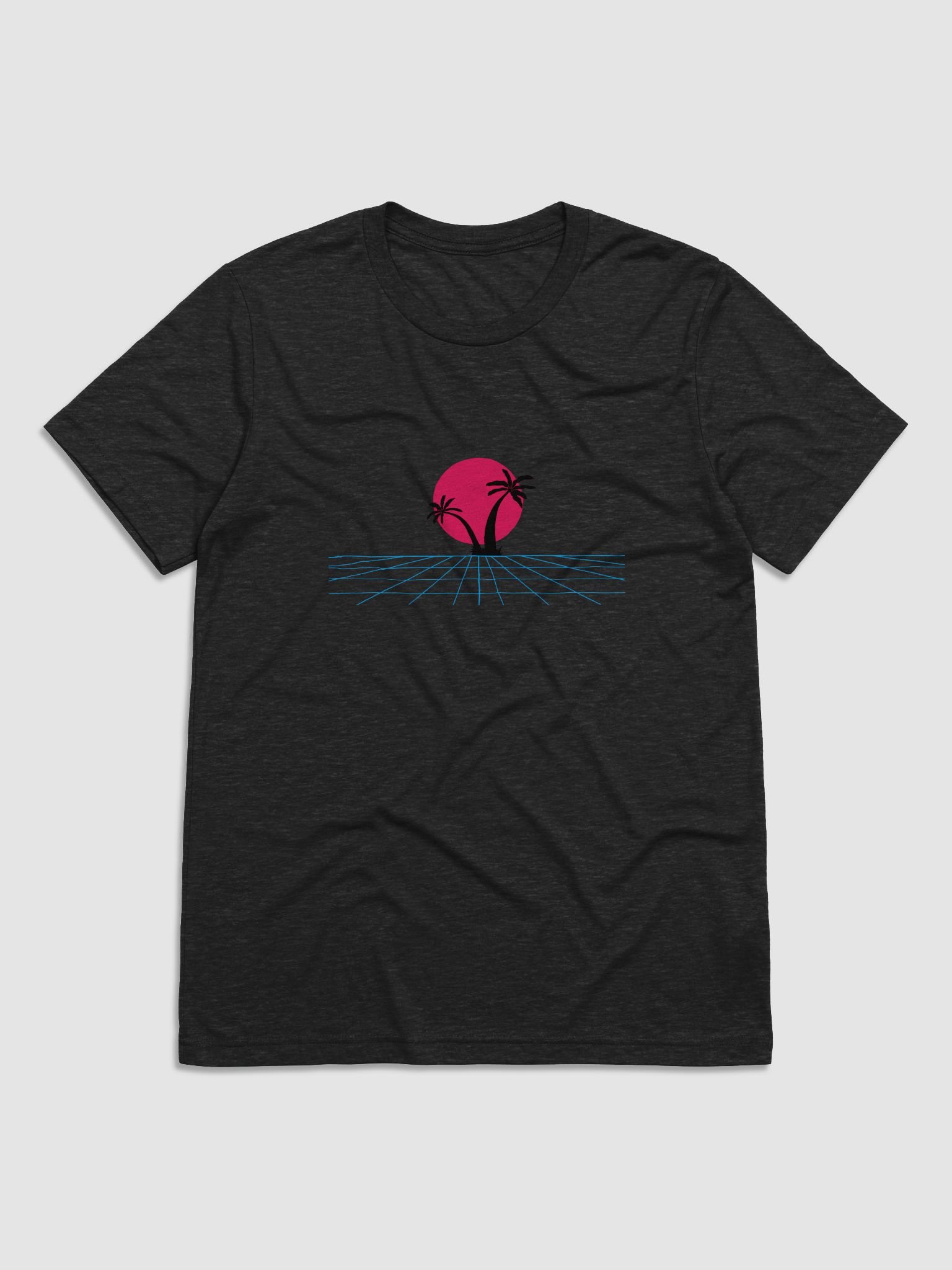 Retro Sunset Palm Tree Tee product image (1)