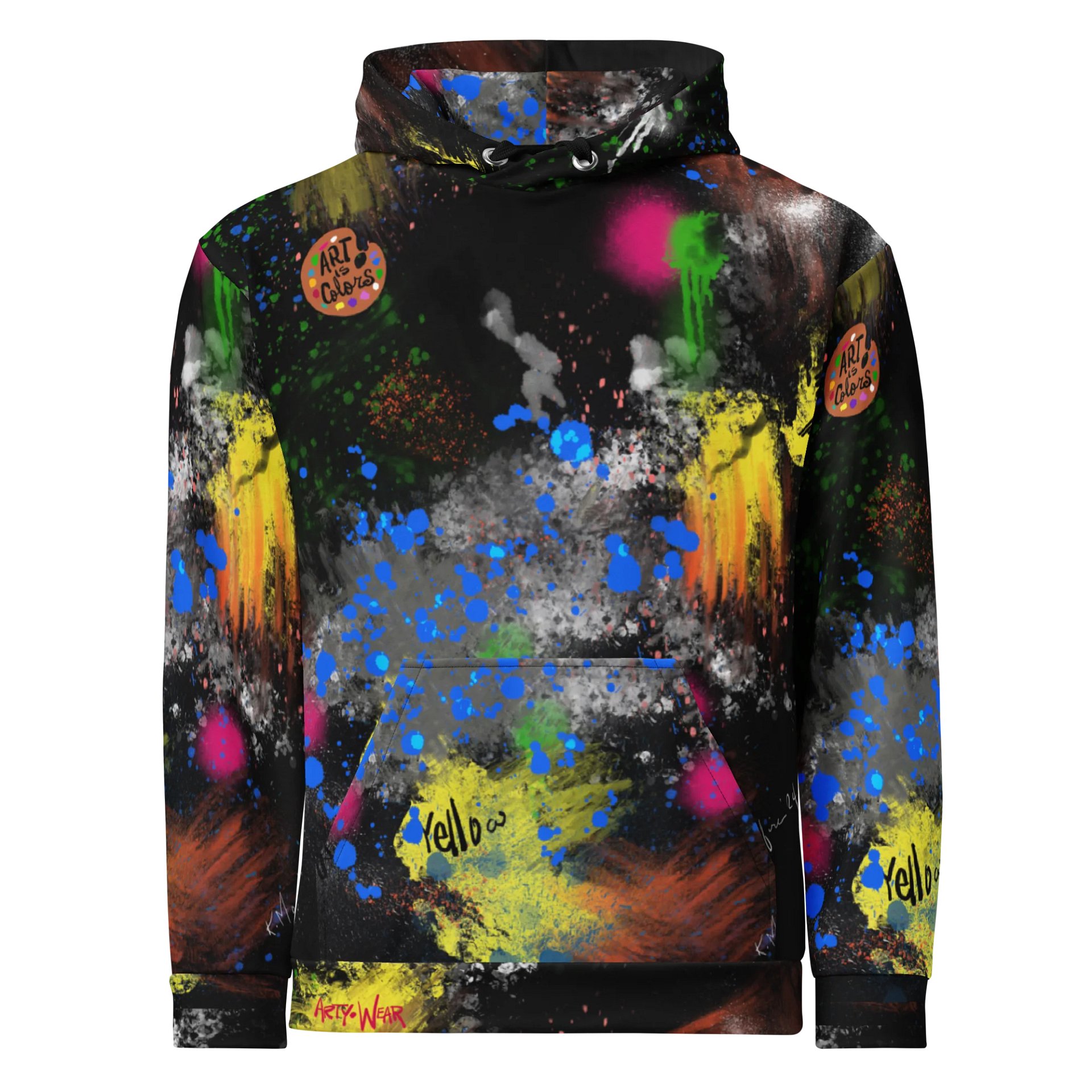 SplatterWear 'Color Splash' Unisex Art Hoodie product image (2)