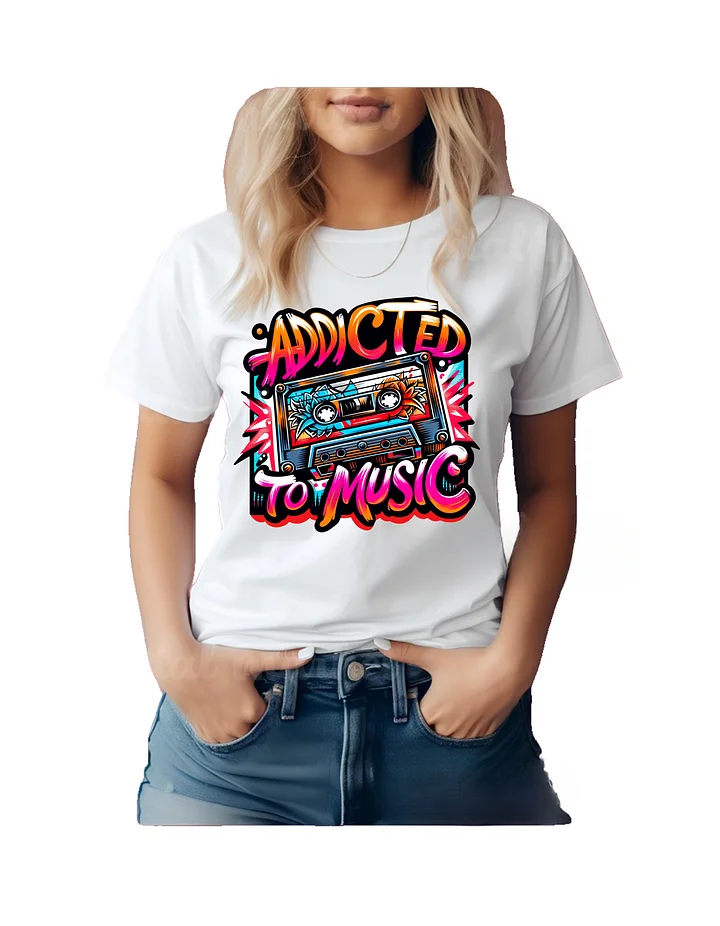 Addicted to Music Design Tee - Express Your Passion Product product image (1)