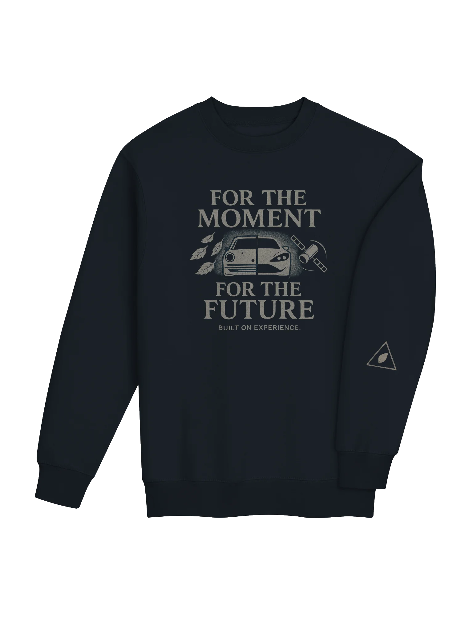 FOR THE MOMENT / FOR THE FUTURE — Premium Streetwear Crewneck (Lane Seven LS14004) product image (4)
