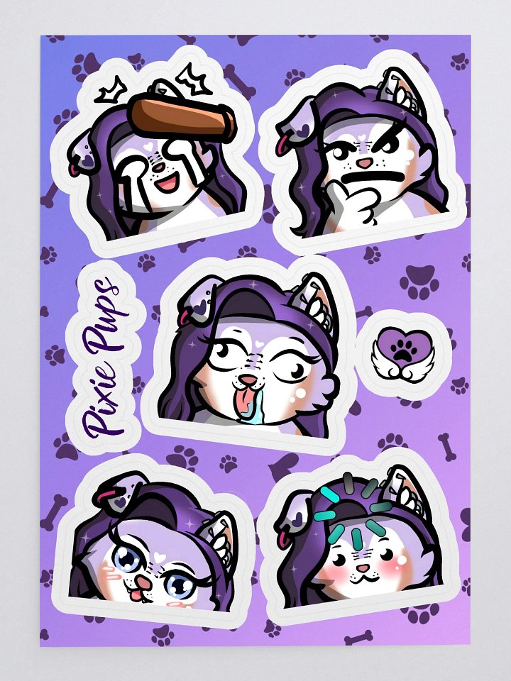 Derp Pixie Sticker Pack product image (1)
