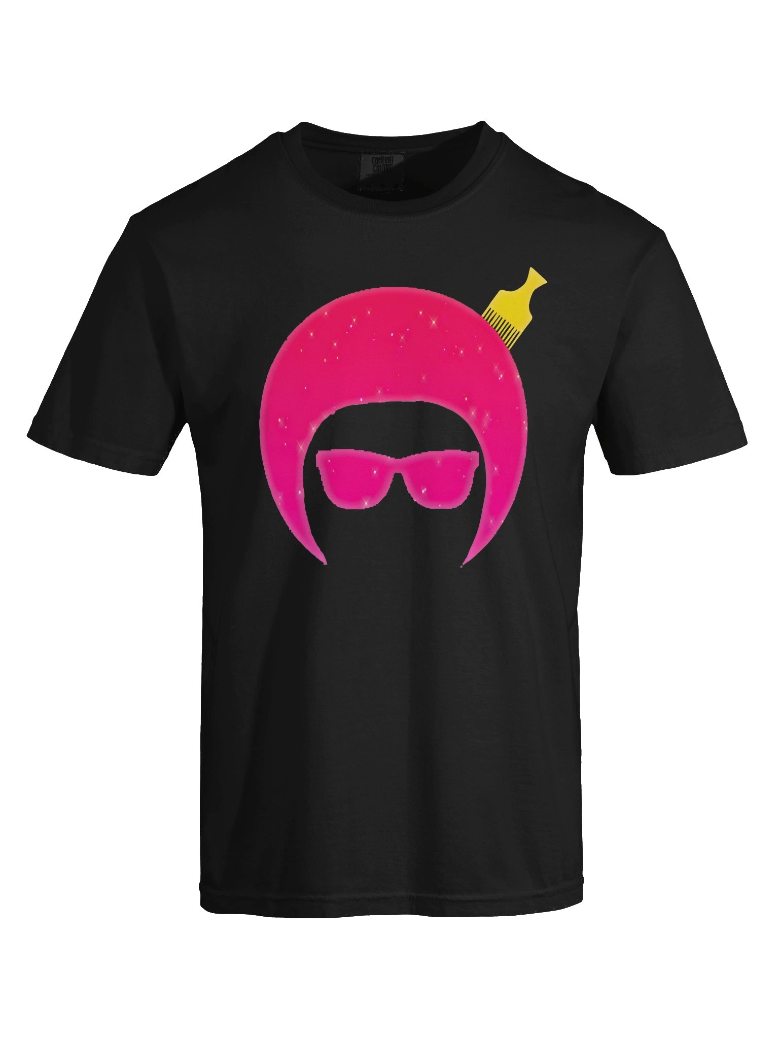 Pink Red Sparkle Black | Classic MystFro Graphic Tee product image (5)
