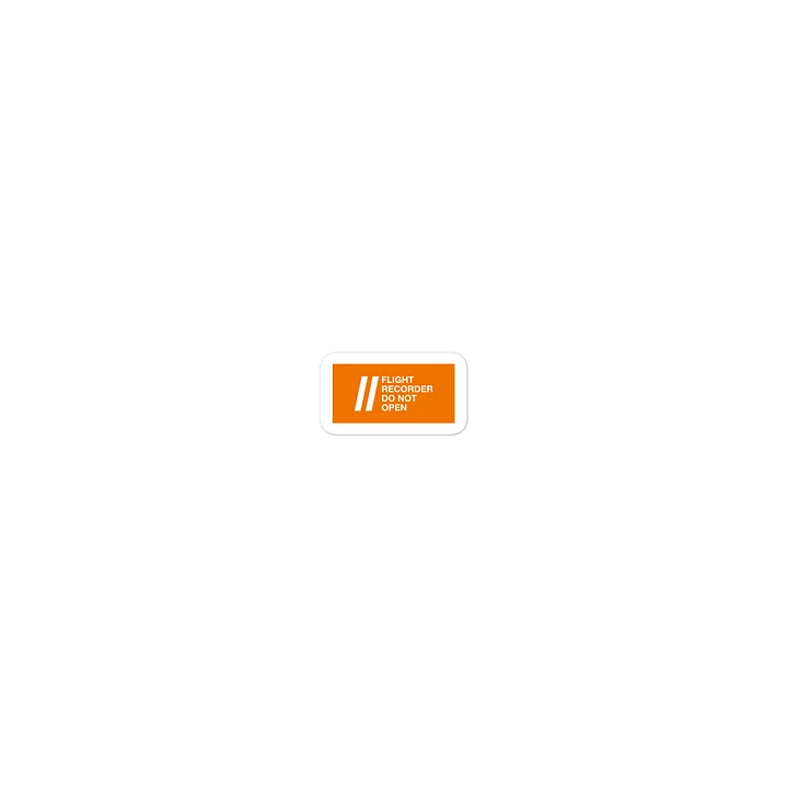 Flight Recorder Sticker product image (1)