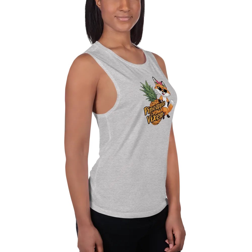 Pineapple Vixen Swinger Wife Women's Flowy Tank product image (11)