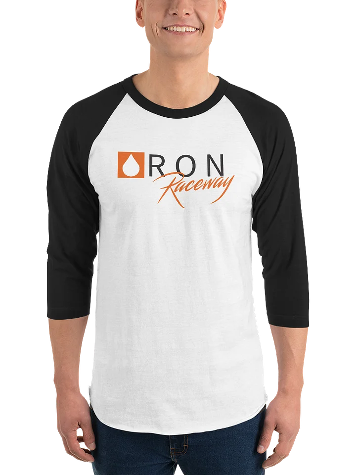 RON Raceway Logo Baseball Tee product image (1)