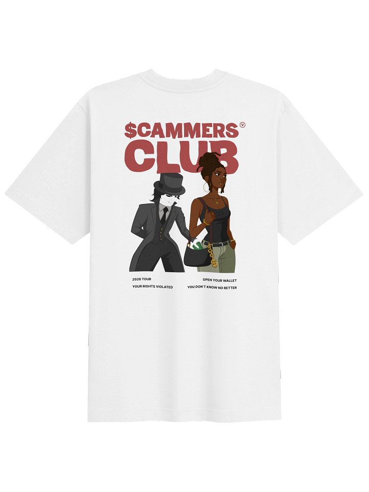 The Scammers Club "Sleight of Hand" Oversized Tee (in the Light) product image (1)