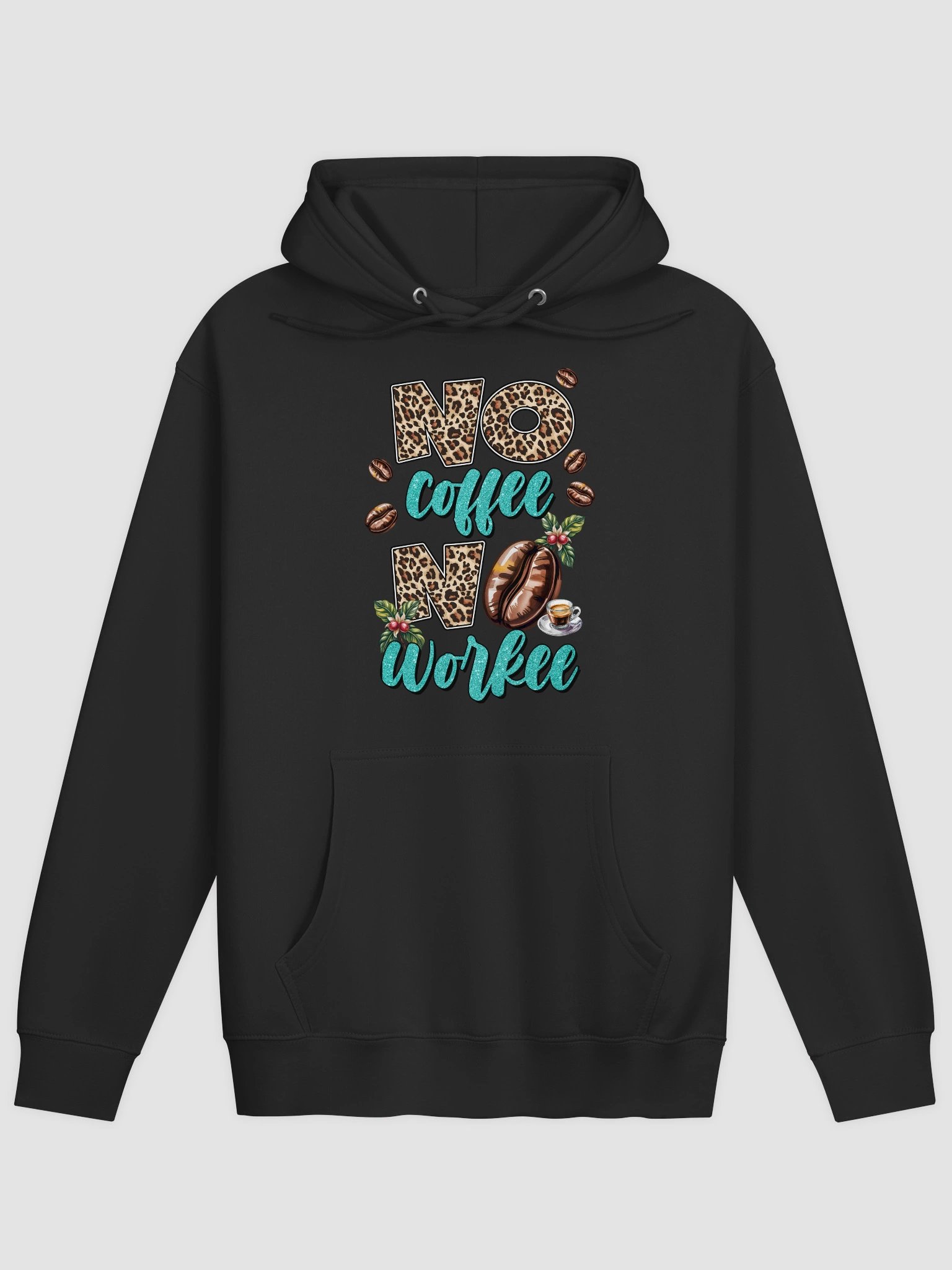Leopard Print Coffee Lovers Hoodie product image (1)