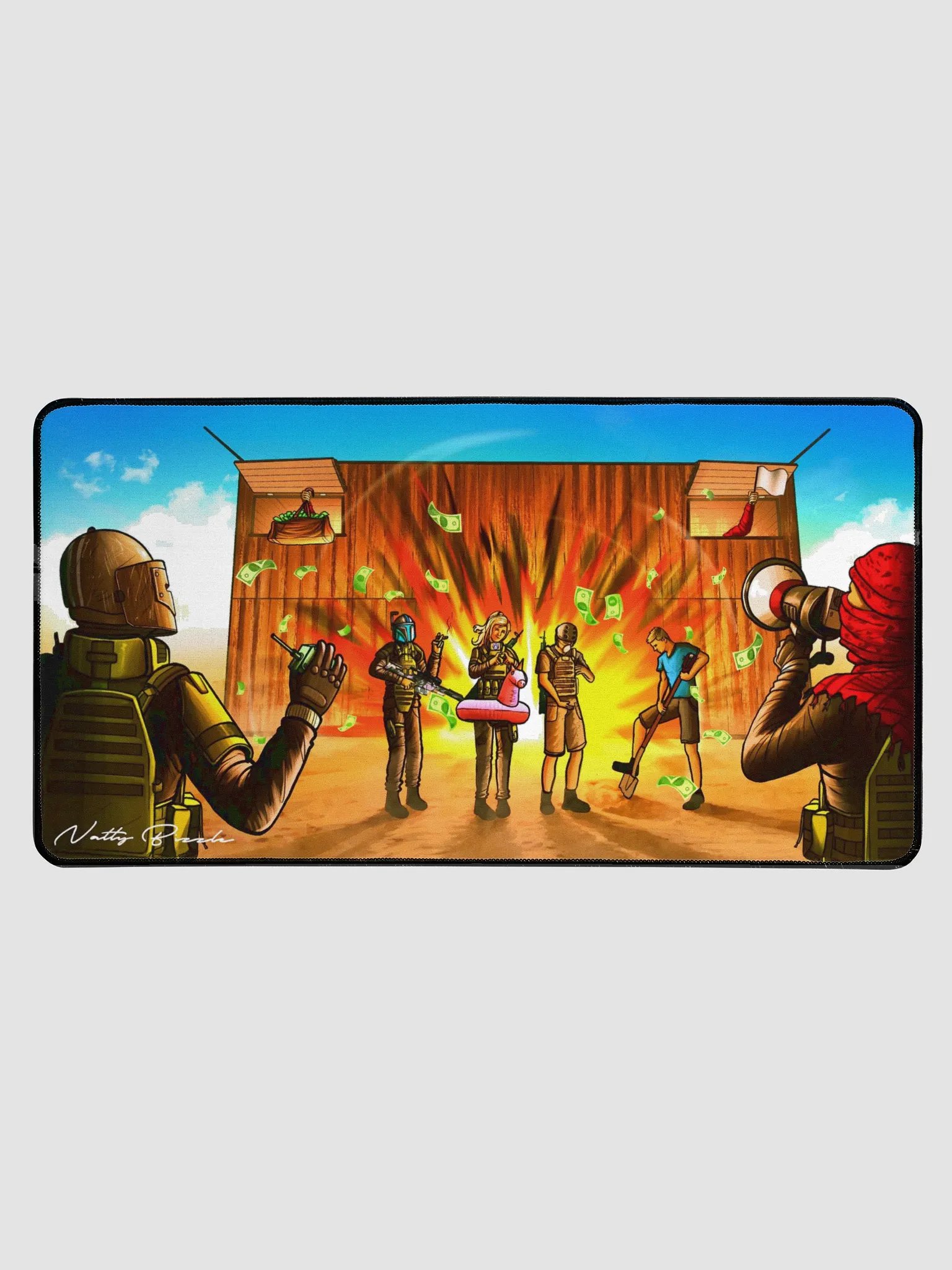 Desert Billionaires Desk size mouse pad product image (1)
