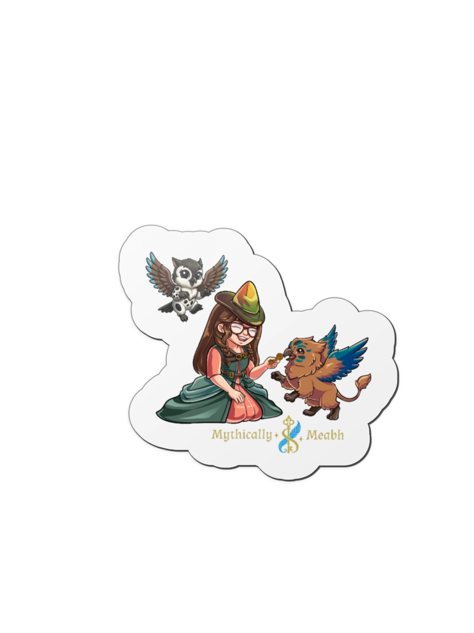 A Little Mythically Meabh Magic | Meabh & Her Gryphons Magnet product image (1)