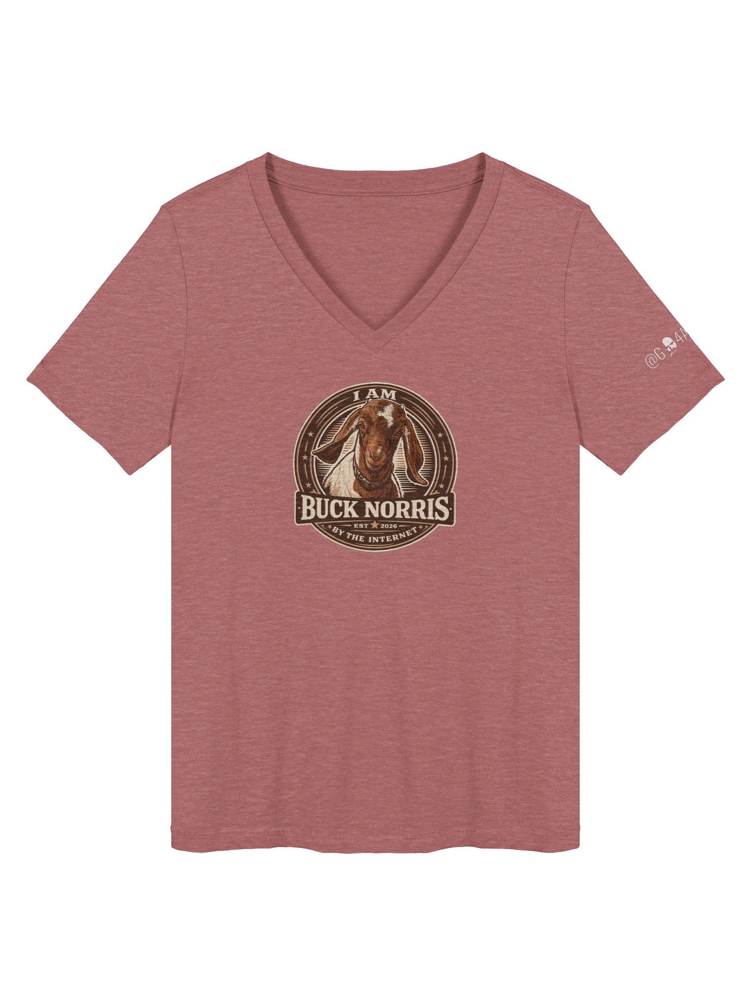 I AM BUCK NORRIS LIMITED WOMEN'S V-NECK product image (1)