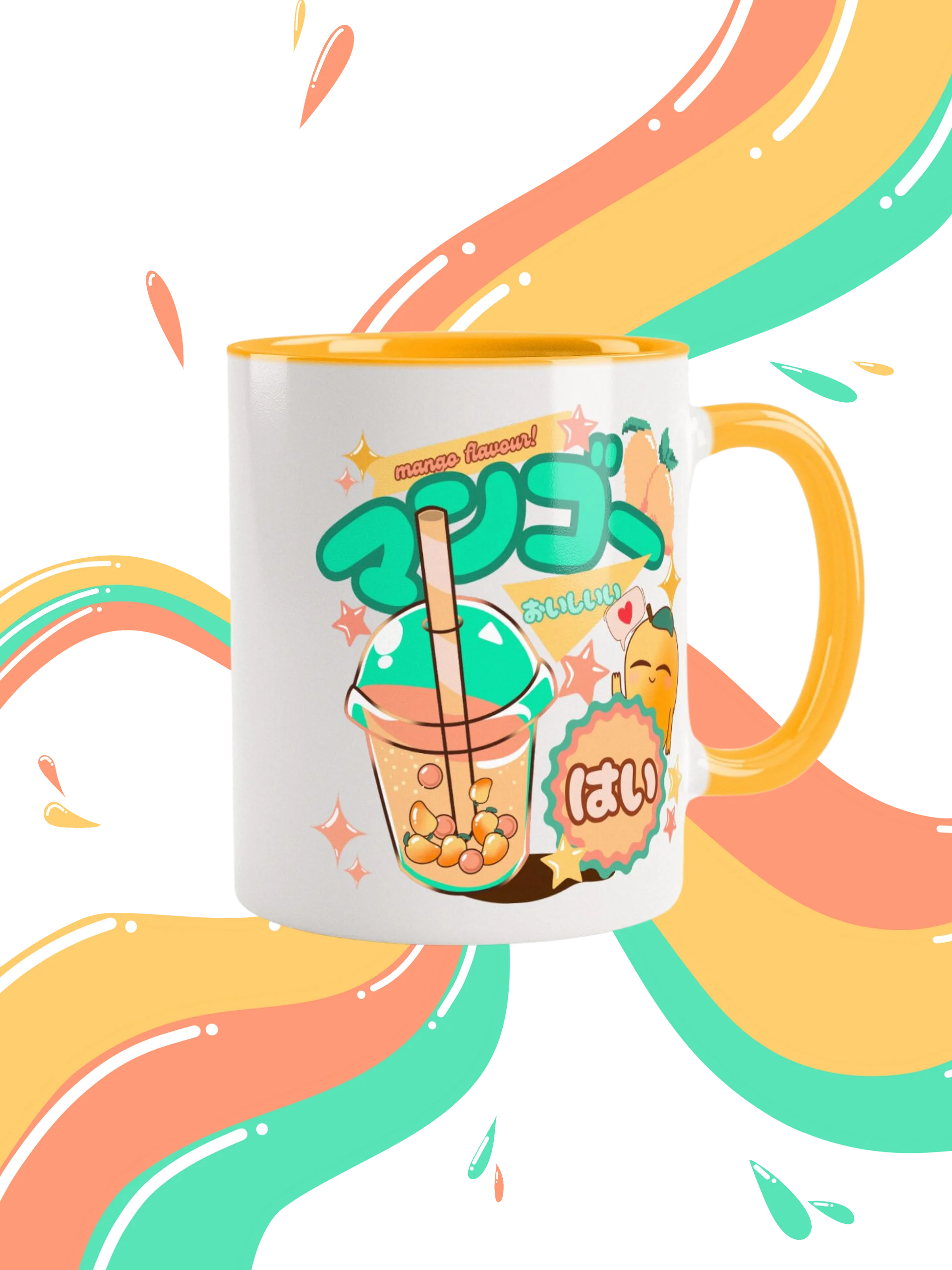 Kawaii Super Mango Mug! product image (1)