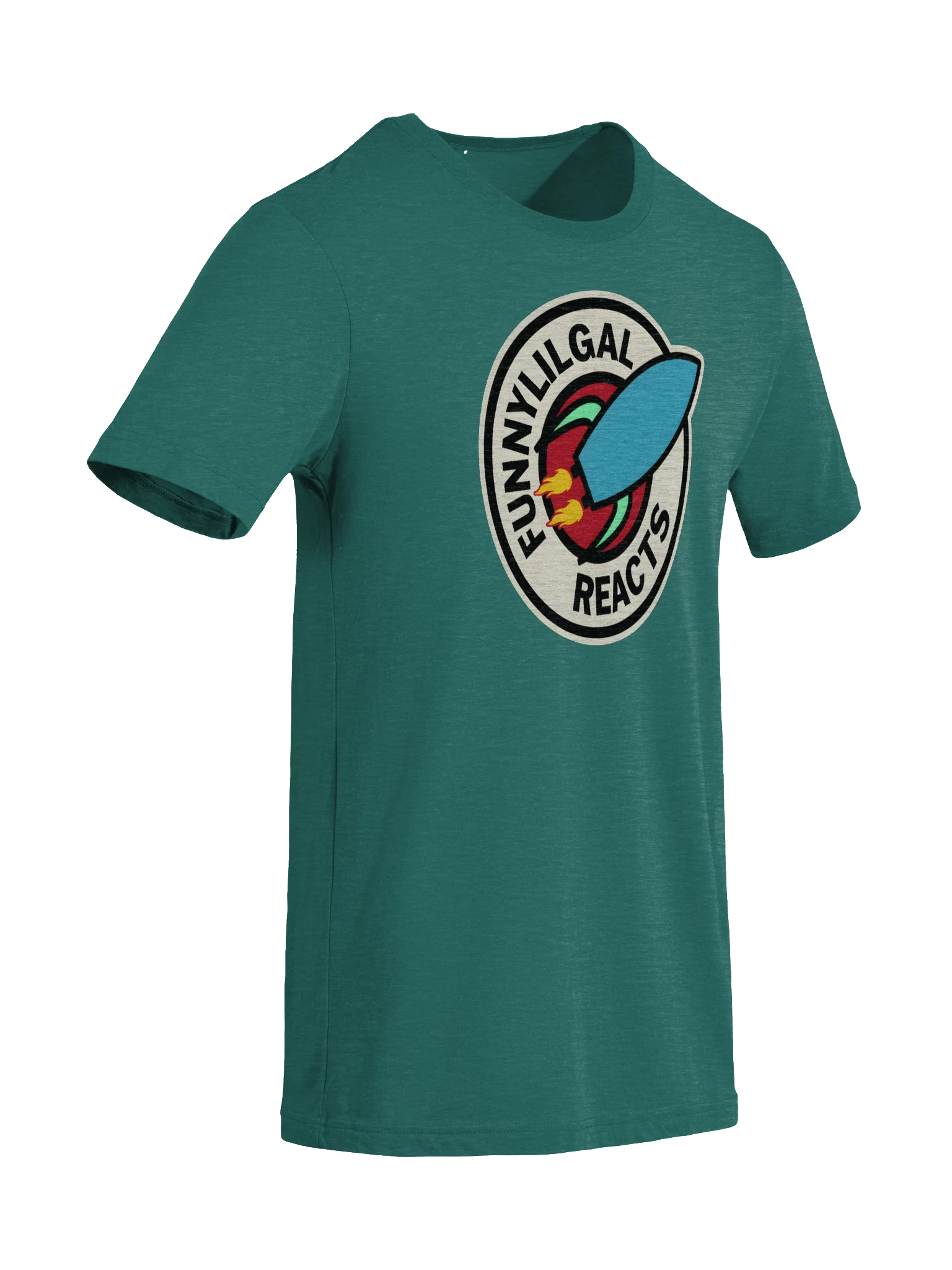 FunnyLilGal Reacts Futurama-Inspired Badge Shirt product image (64)