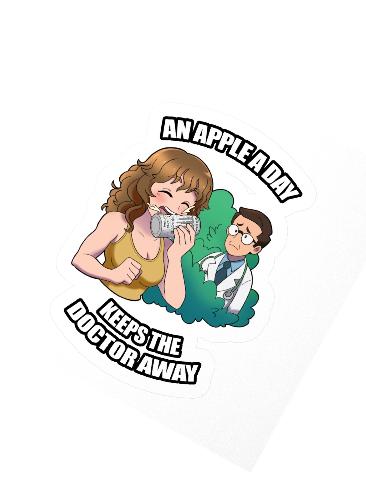 An Apple A Day Sticker product image (2)