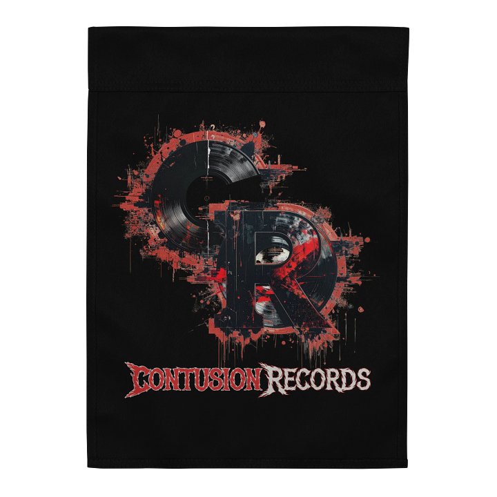 Vinyl Grunge CR Logo Garden Flag product image (2)