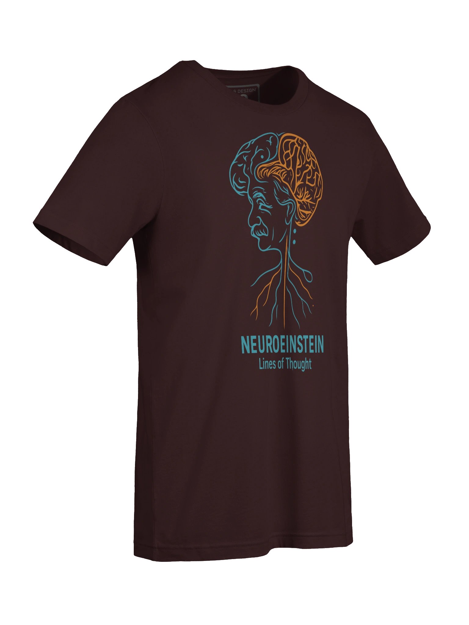 NEURO EINSTEIN — Lines of Thought - T-Shirt - by M-Art & Design product image (3)