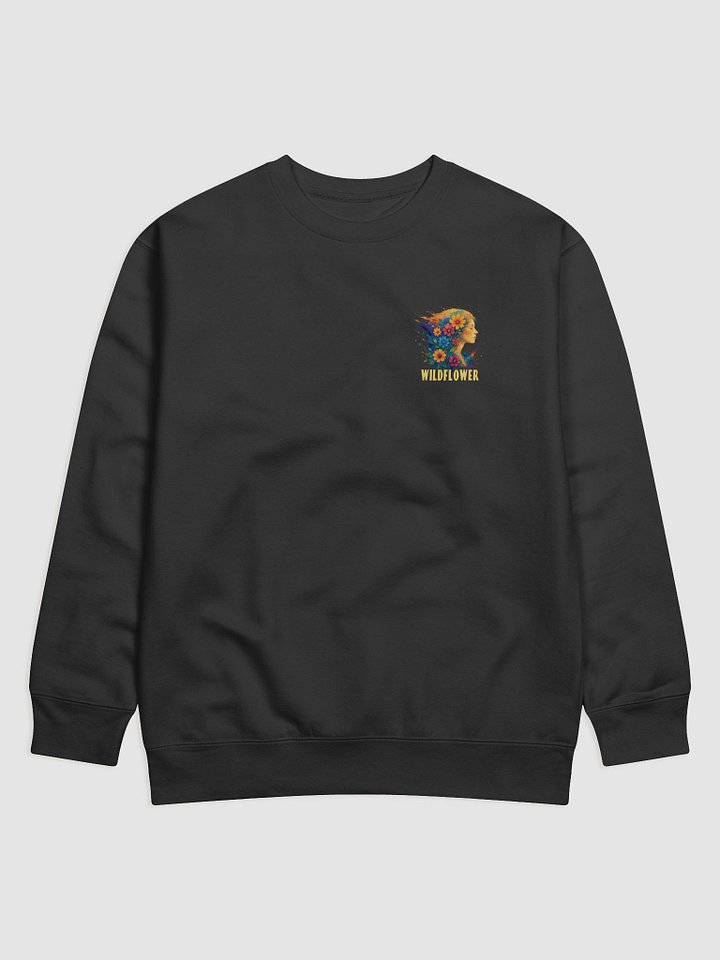 Wildflower Spirit Premium Sweatshirt – Boho Artistic Floral Naturecore Pullover product image (5)