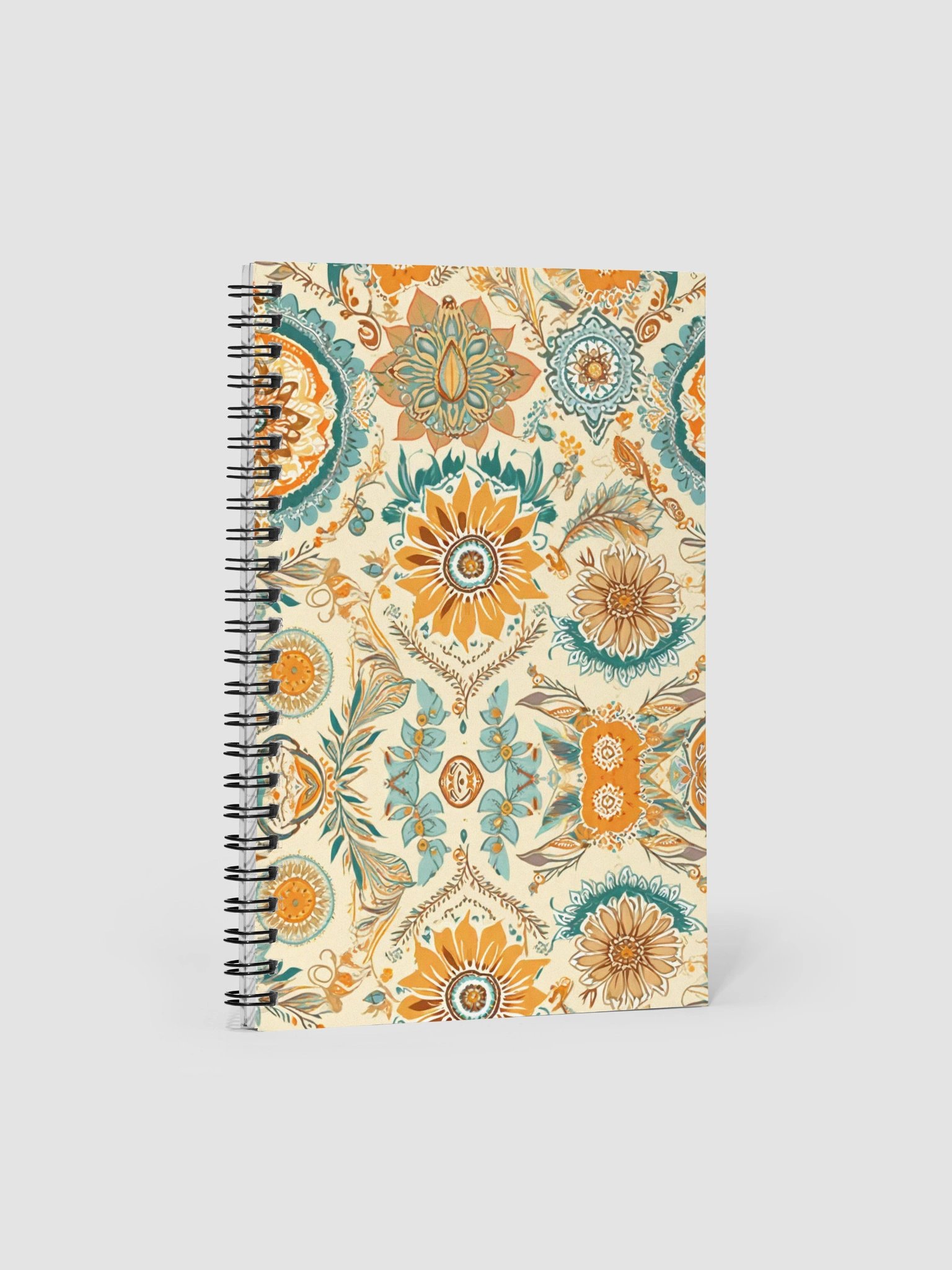 Floral Harmony Spiral Notebook product image (1)
