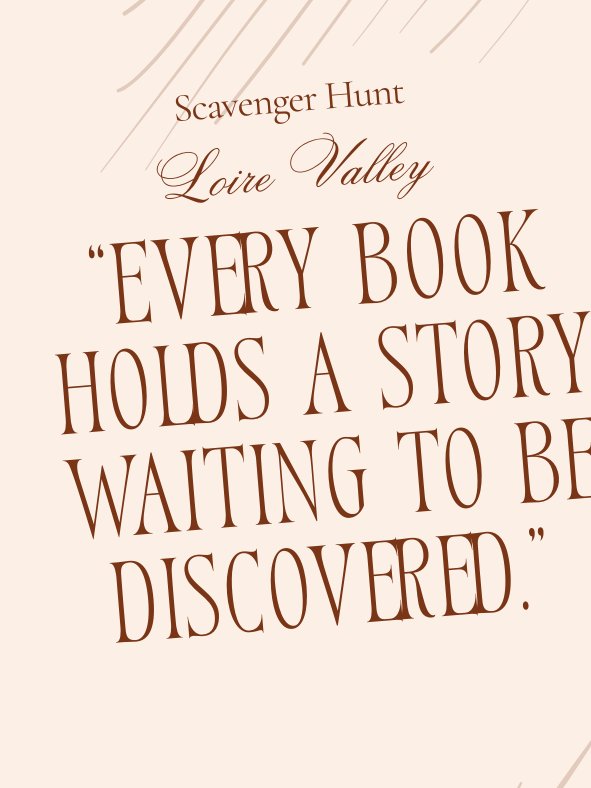 Loire Valley Book‑Themed Scavenger Hunt (Printable) product image (1)