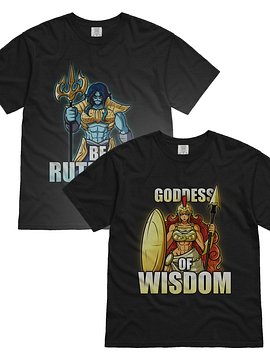 Poseidon and Athena T-shirt Bundle