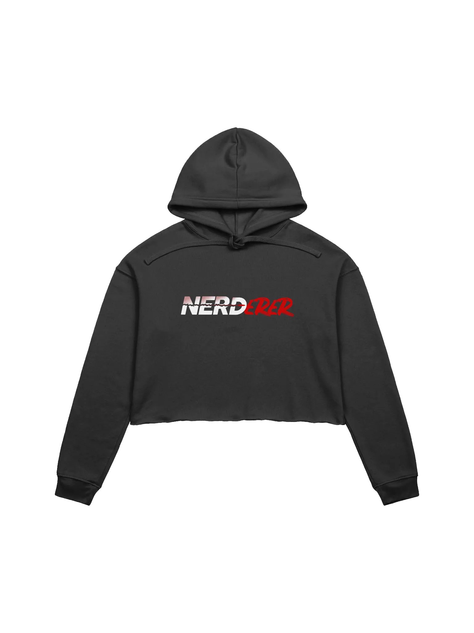 NERDerer Crop Hoodie (Dark) product image (1)
