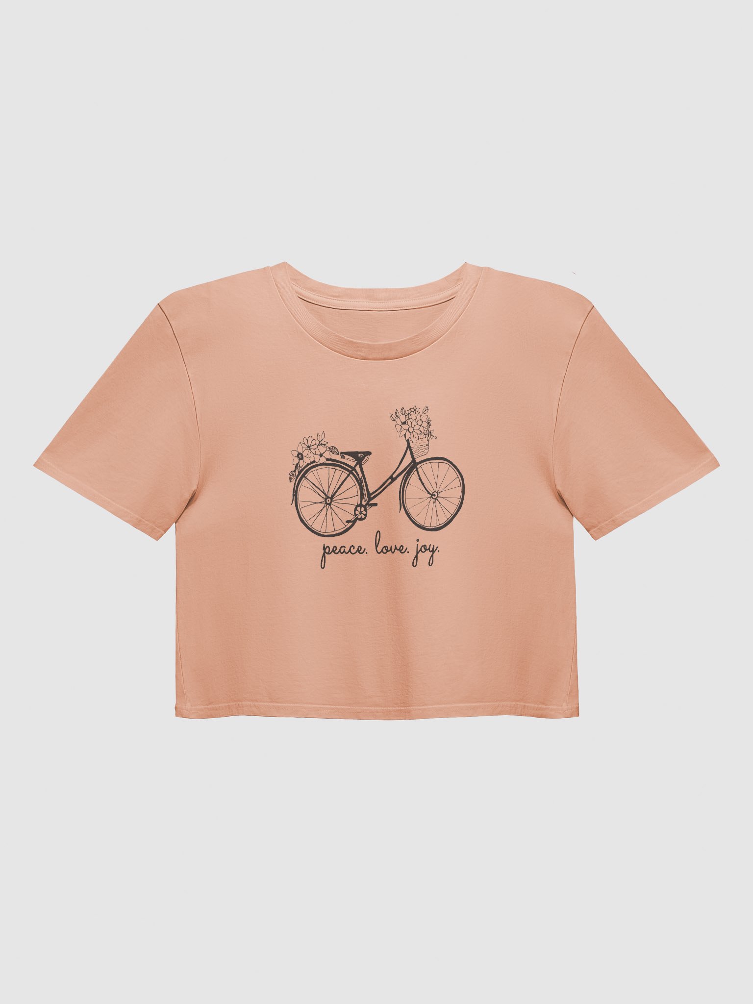 Peace Love Joy Cropped Tee product image (9)
