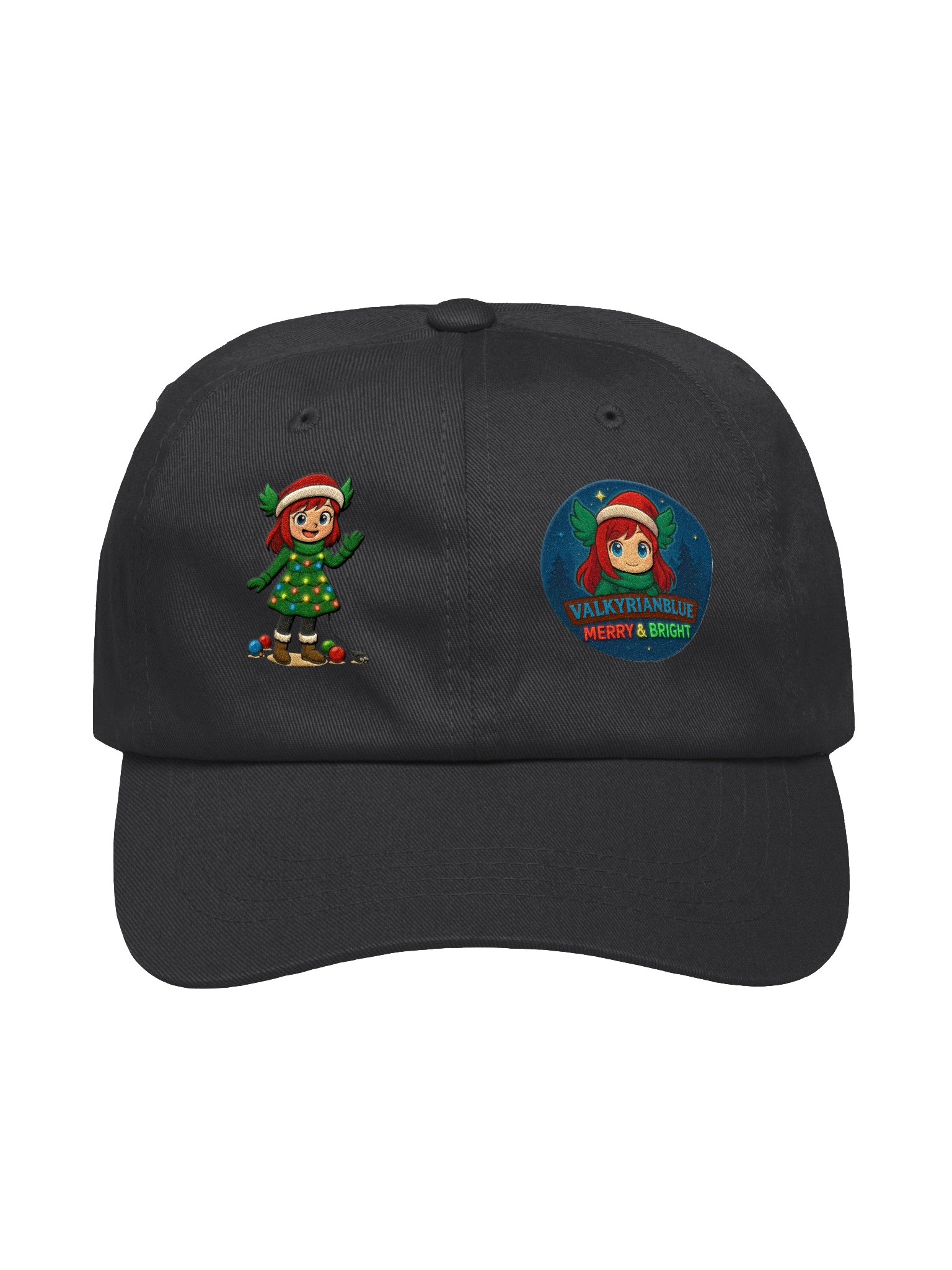 Merry & Bright Dad Hat product image (6)