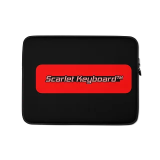 Scarlet Keyboard Laptop Sleeve | JWK JOJO STUDIO product image (1)
