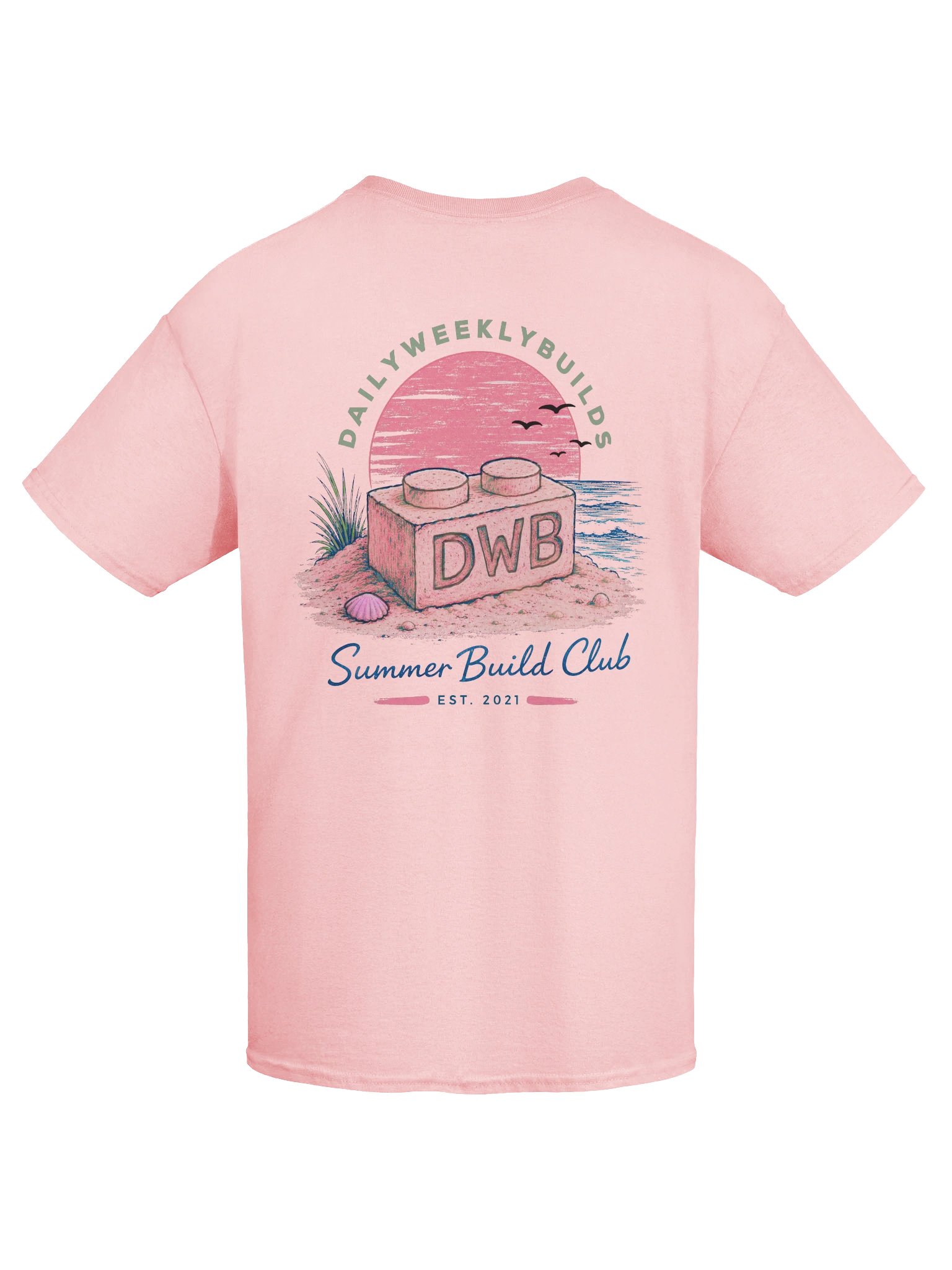 Summer Build Club T-Shirt (Pink Edition) product image (7)