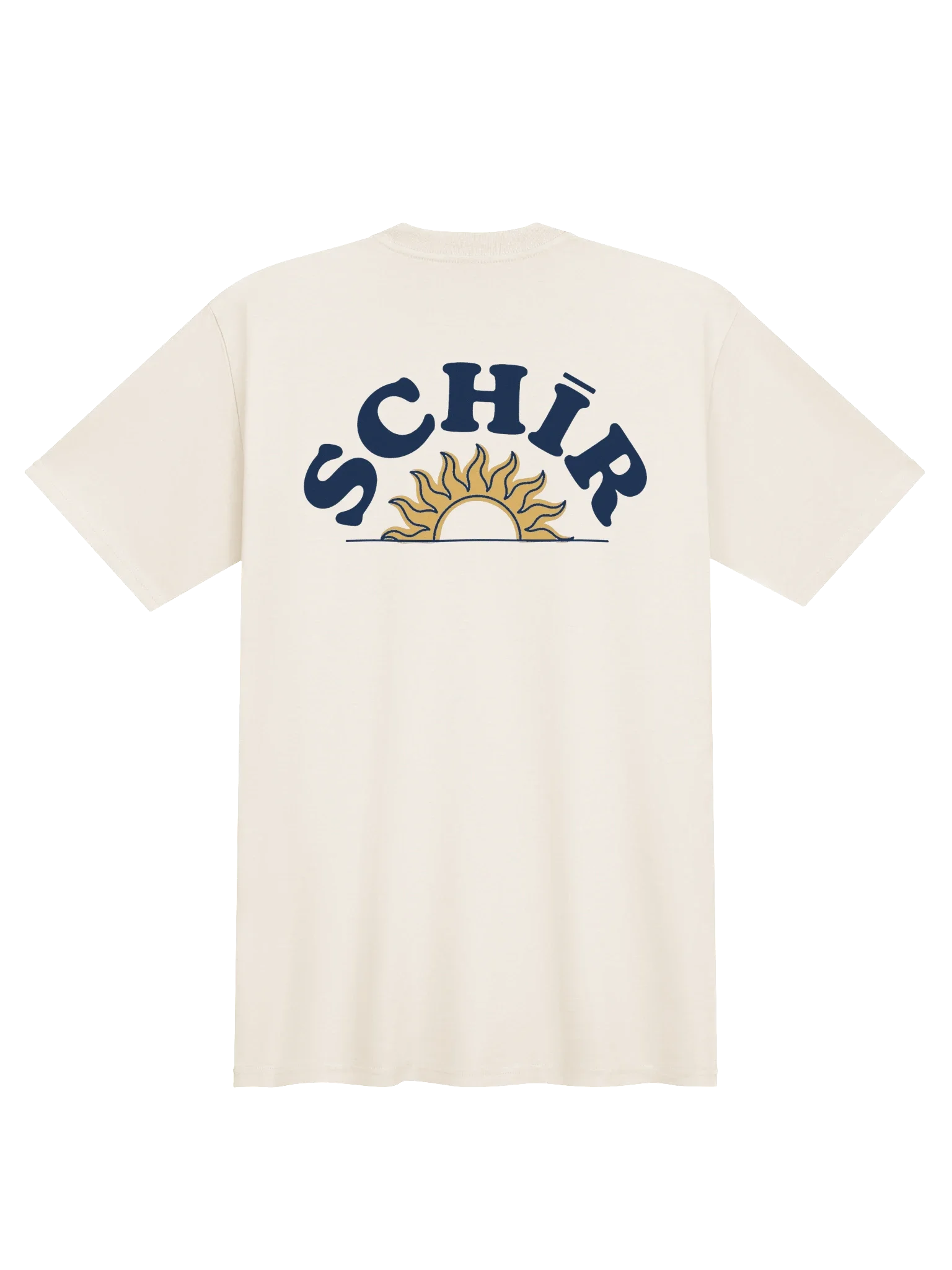 SCHĪR SUN ARC TEE — back print