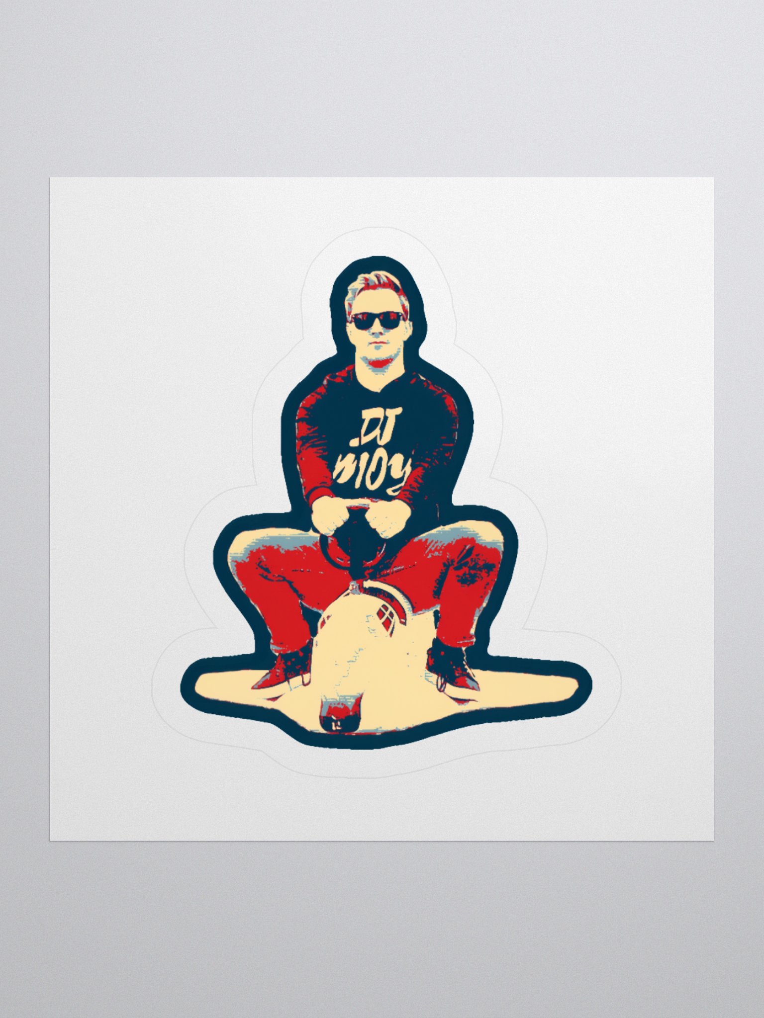 DJ Moy - Spaceship Sticker product image (1)