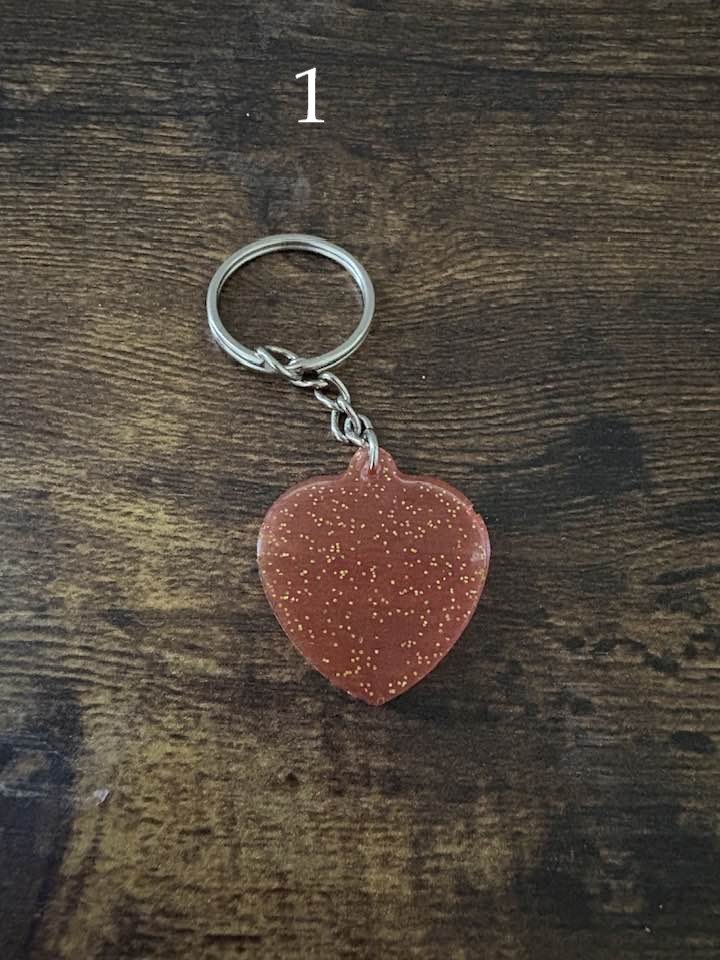 🔑 Handmade Resin Keychains – Choose Your Favorite product image (1)