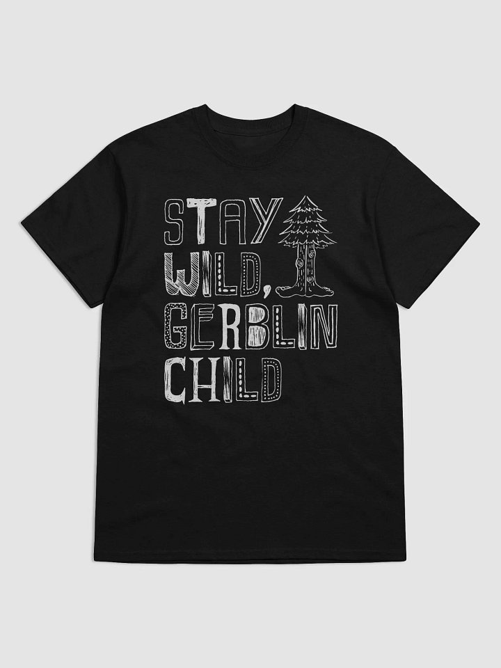 Stay Wild, Gerblin Child T-Shirt - Black & White product image (1)