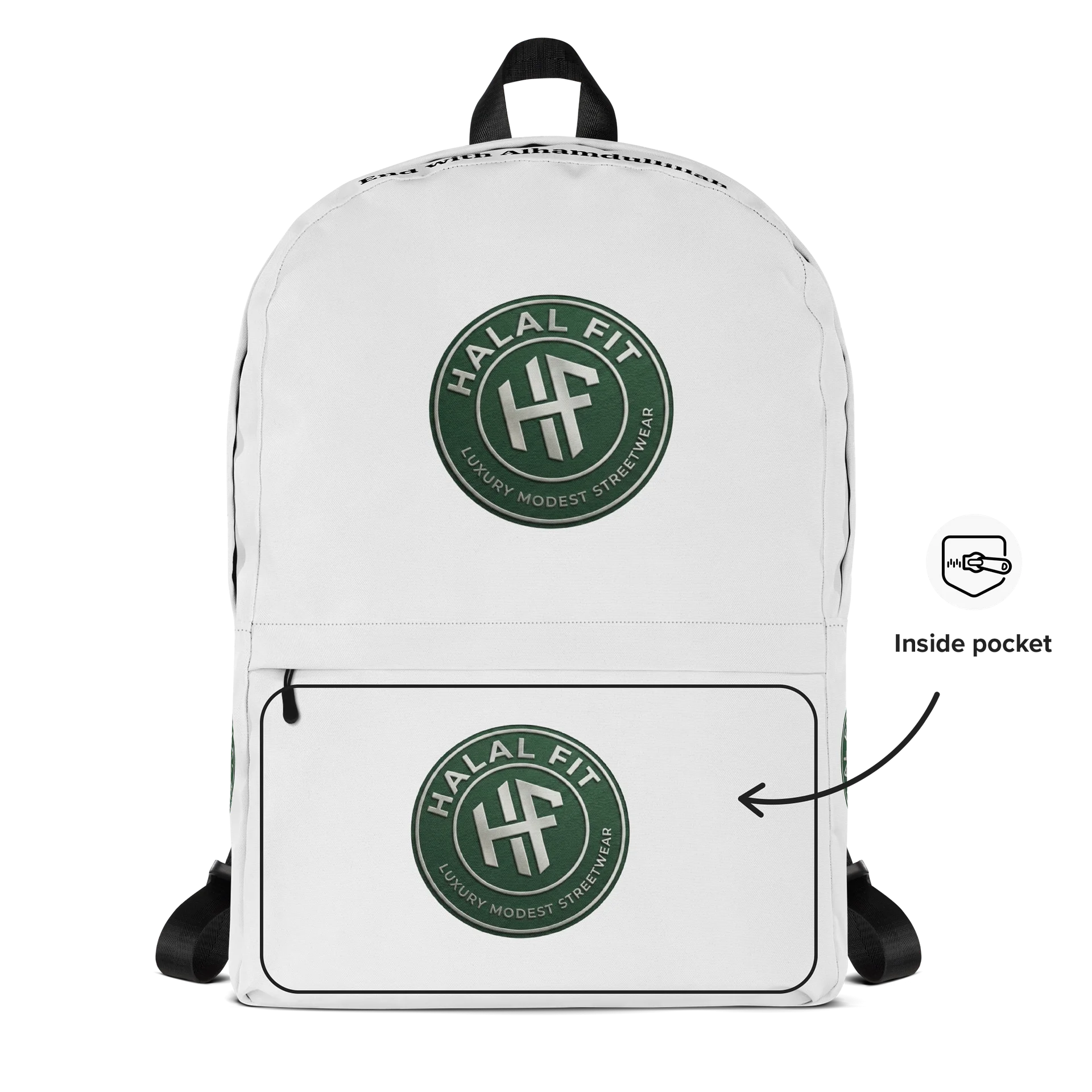 Halal Fit - Premium Backpack - Bismillah / Alhamdullillah product image (5)