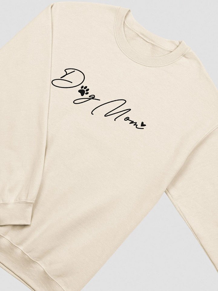 Embroidered Dog Mom Sweatshirt product image (1)