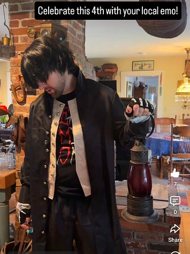 The revolution will be fought by the distraught. #4thofjuly  #emo #picklehour