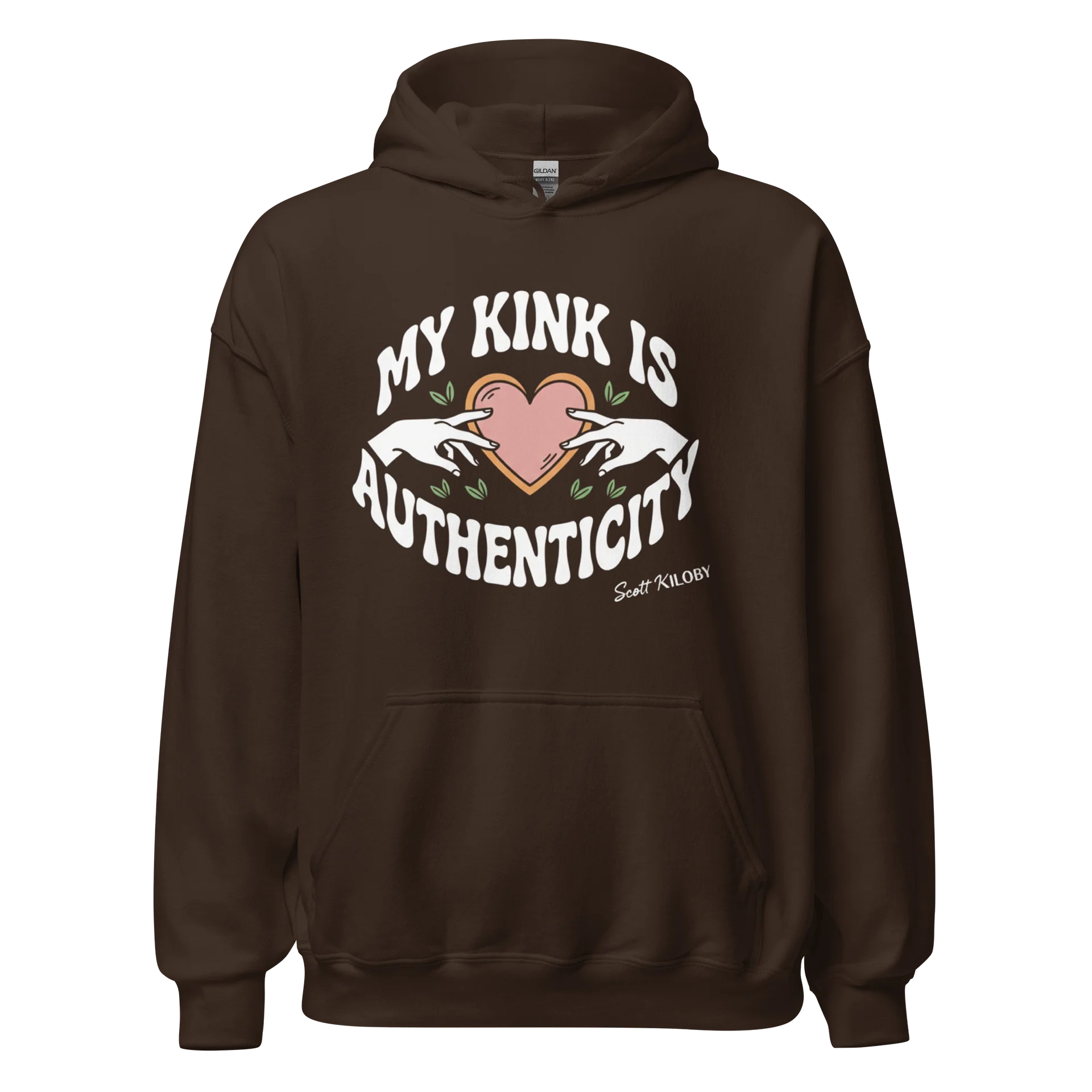 “My Kink Is Authenticity” Dark Chocolate Classic Unisex Hoodie product image (1)