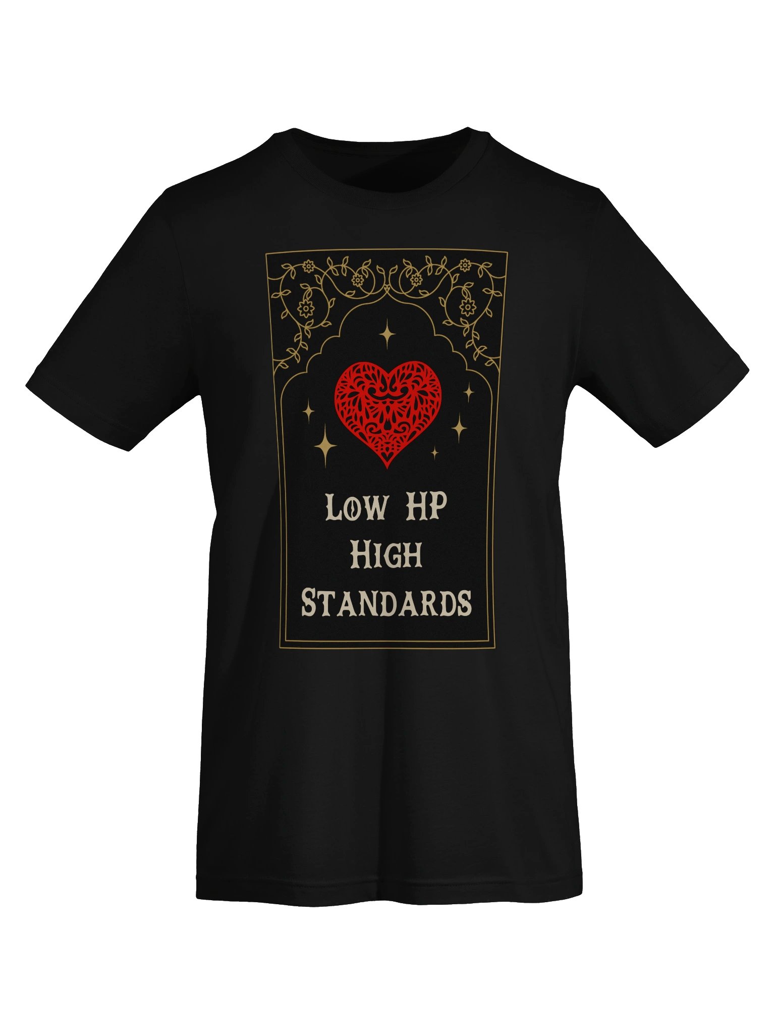 Low HP High Standards Shirt | Chronic Illness Gamer & Spoonie Tee product image (5)