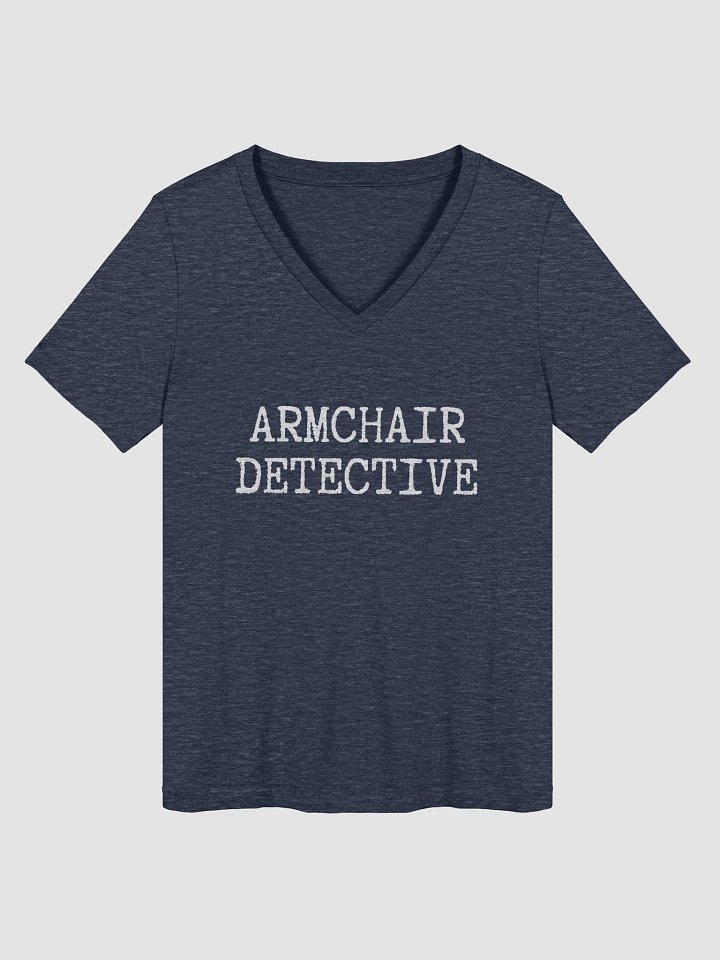 Armchair Detective V-Neck T-Shirt product image (1)