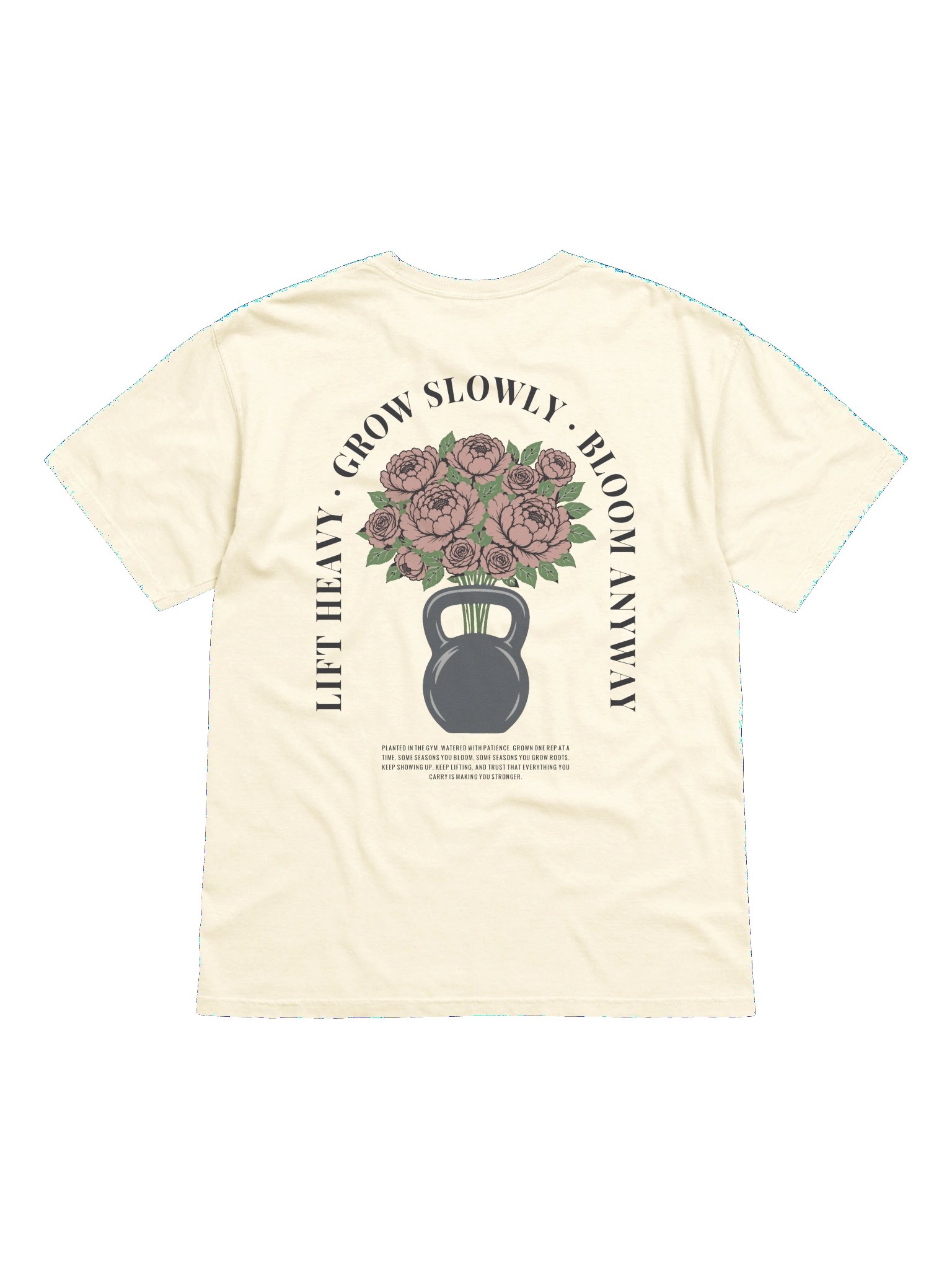 Bloom Anyway Oversized Gym Tee | Pump Cover product image (1)