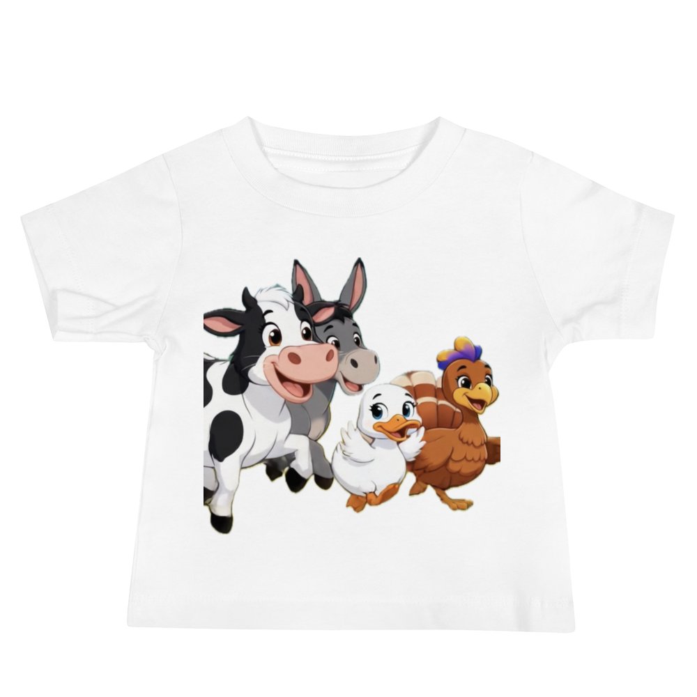 Happy Farm Friends Baby Tee product image (2)