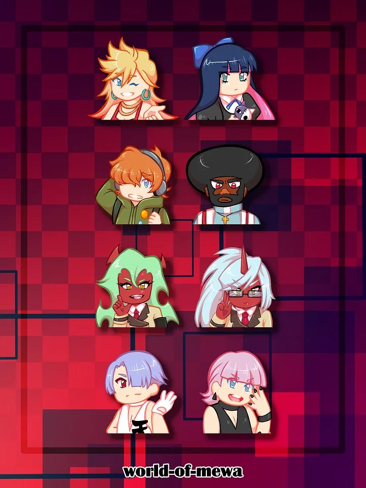Panty and Stocking | Acrylic Pins product image (1)