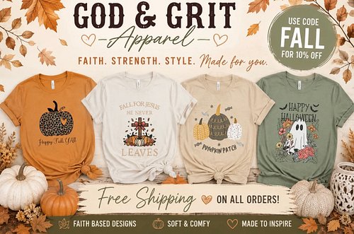 #fall #faith #godandgritapparel