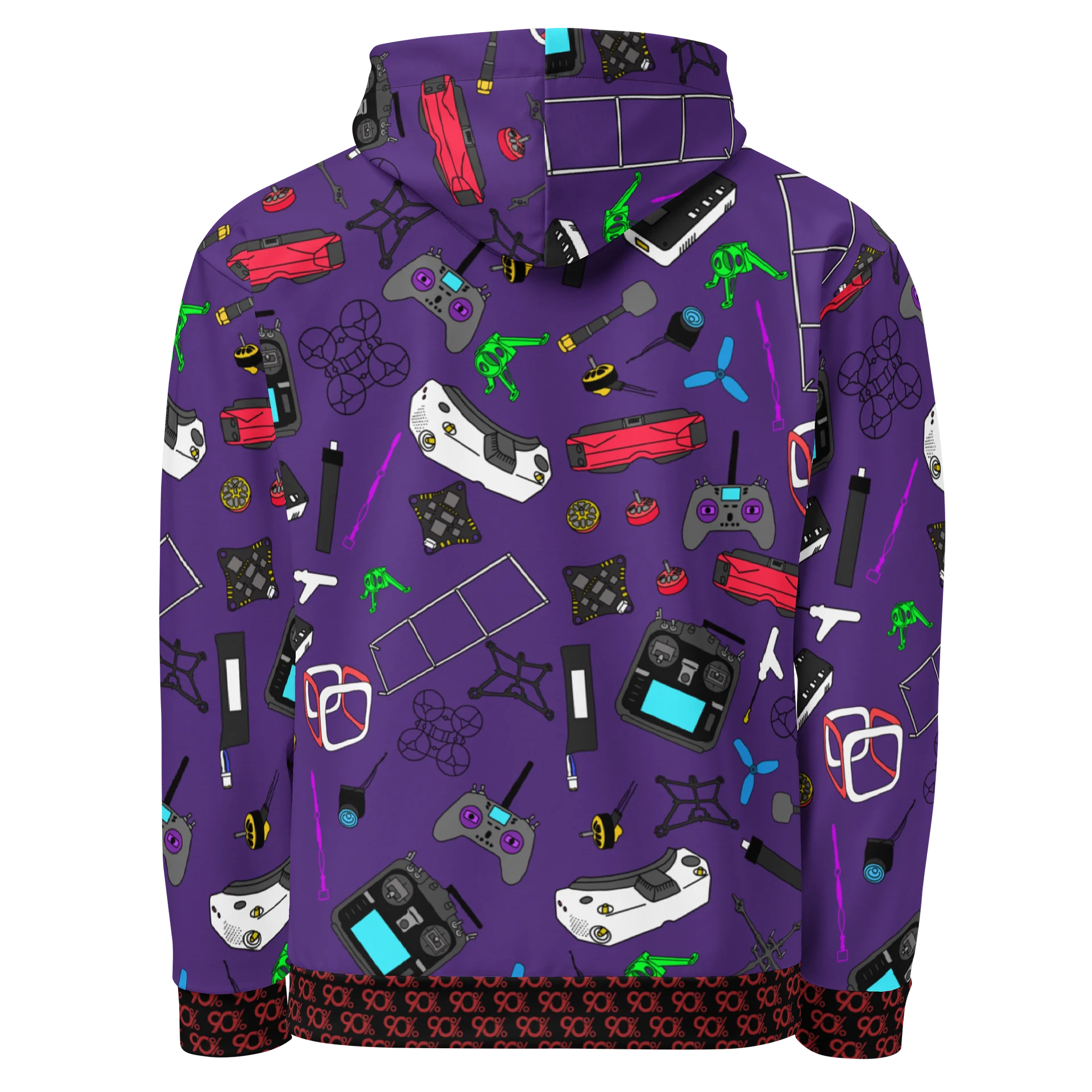 Royal Purple Micro FPV Hoodie product image (3)