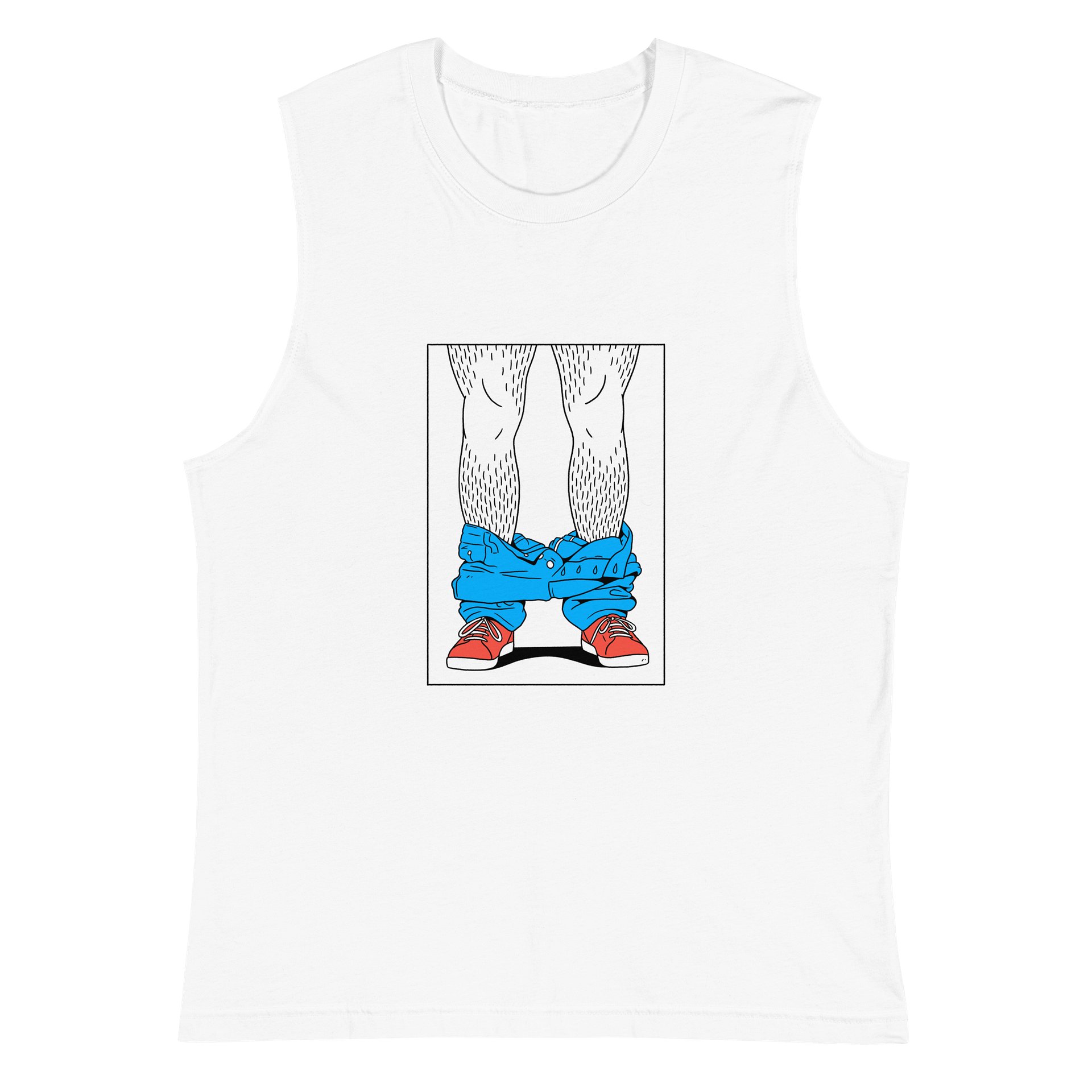 Pants Down Muscle Tank product image (4)