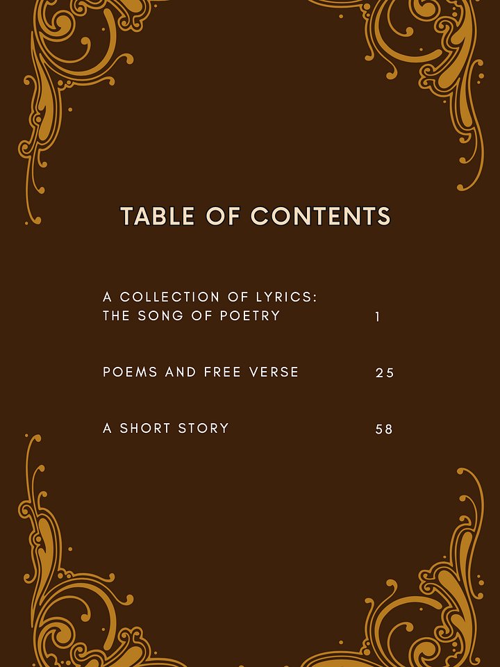 The Song of Poetry: A Collection of Lyrics and Poems (with BONUS MP3) product image (2)