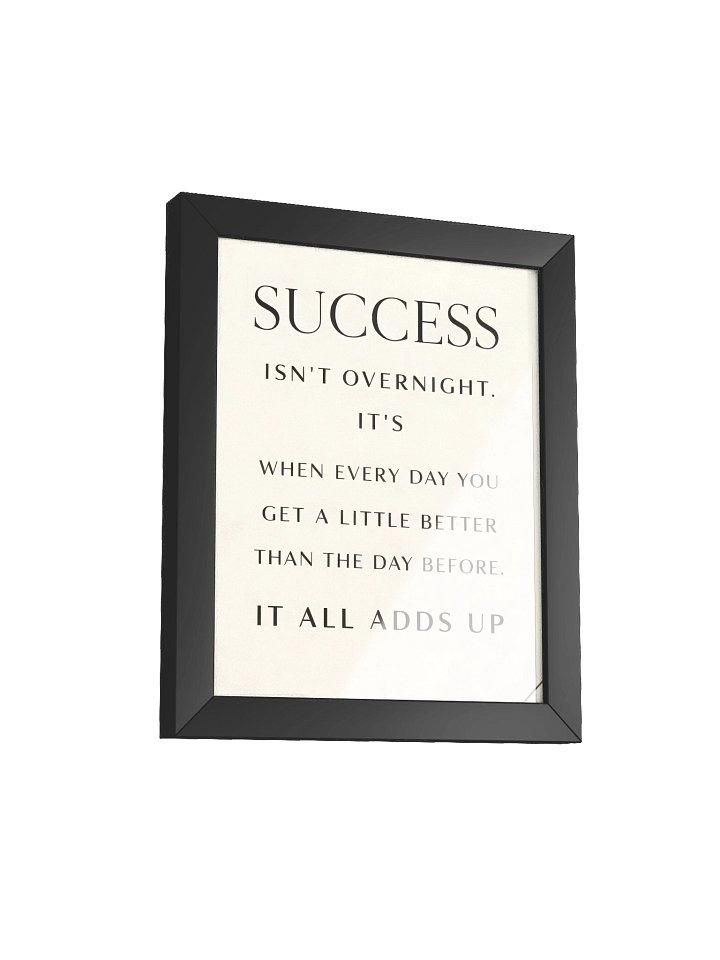 Success Is Built Daily – A Modern Reminder That Progress Adds Up product image (23)