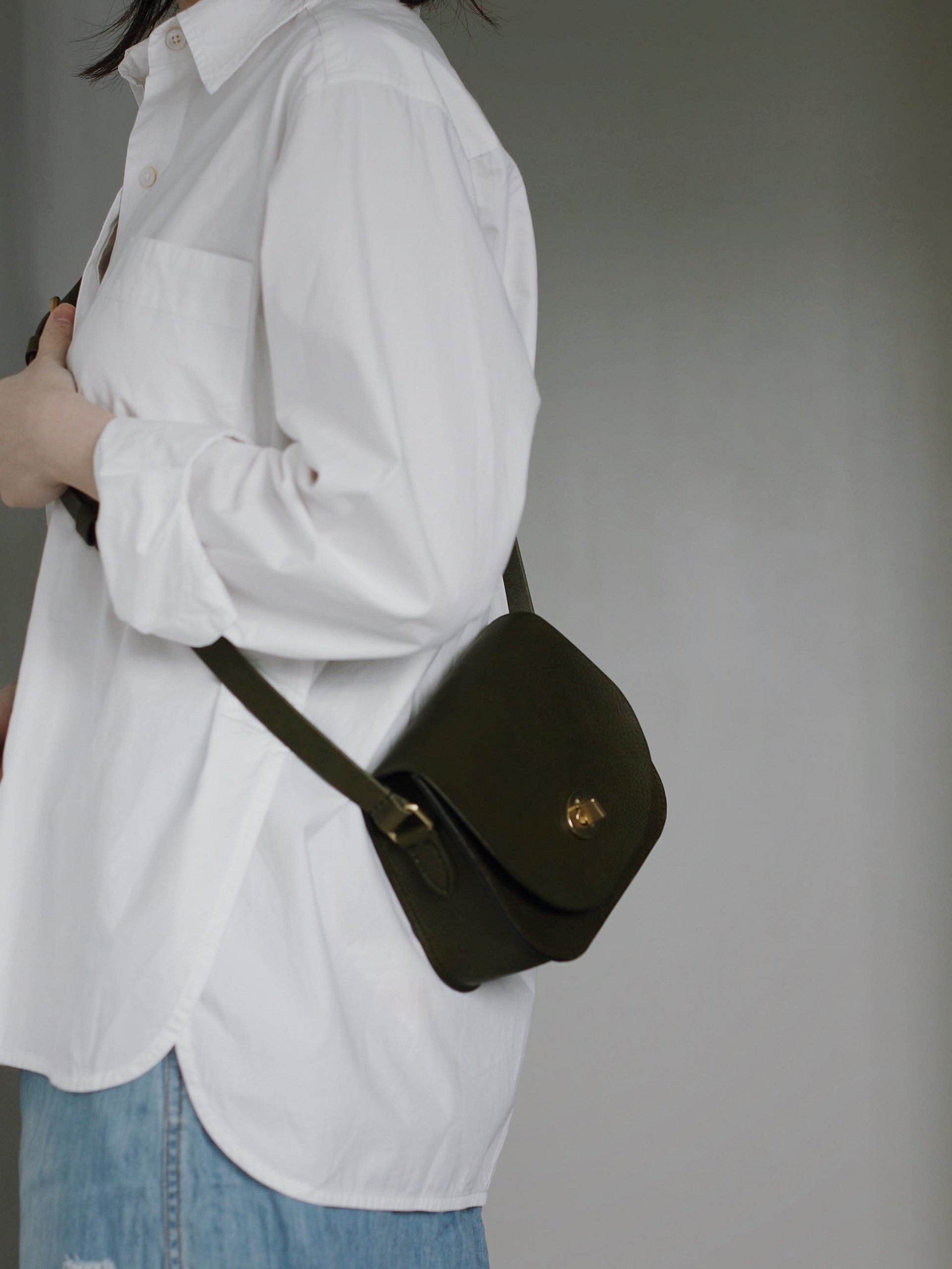 Vegetable Tanned Leather Saddle Bag product image (6)