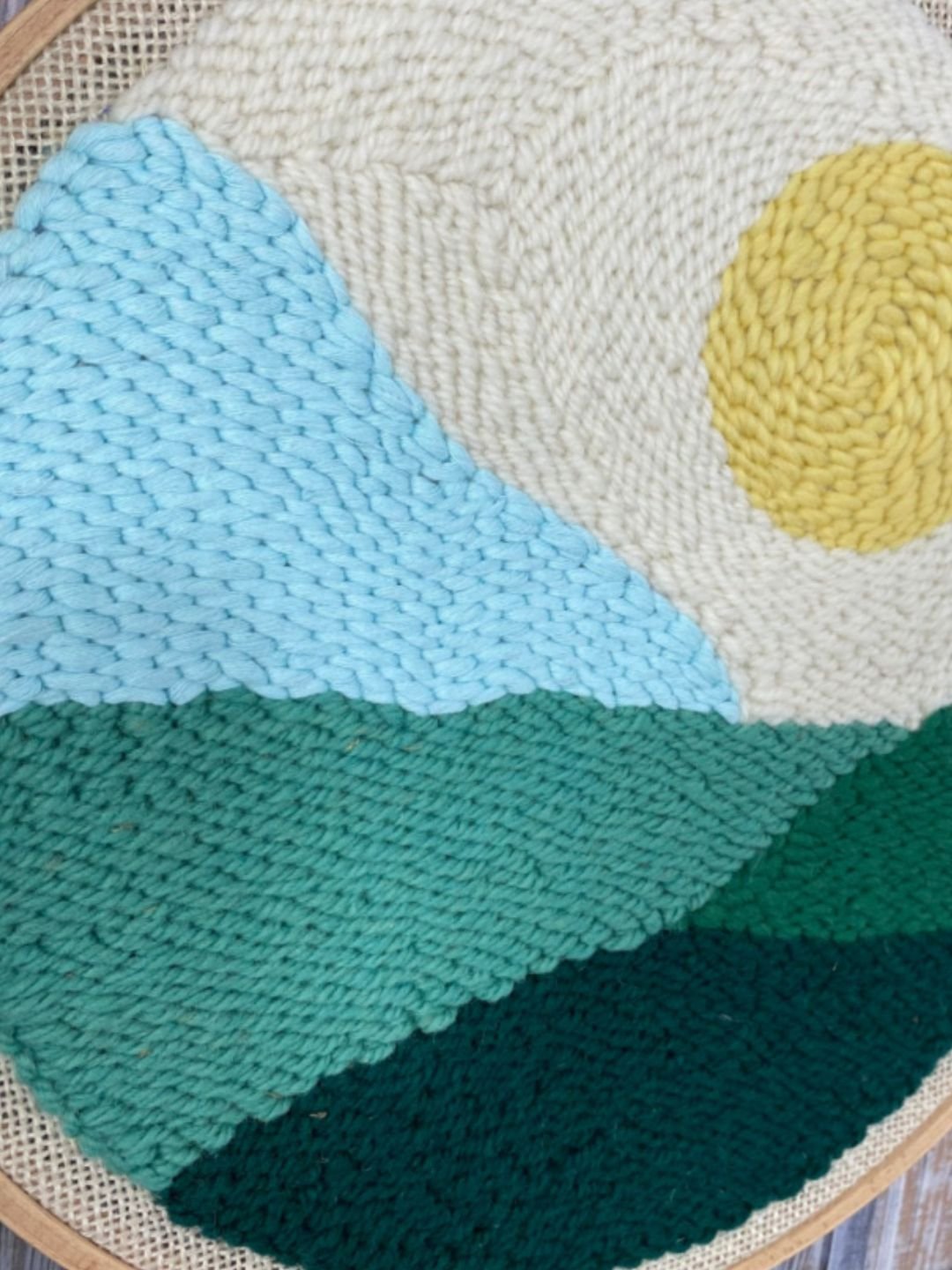 Sunny Landscape Punch Needle (Digital PDF Pattern) product image (2)