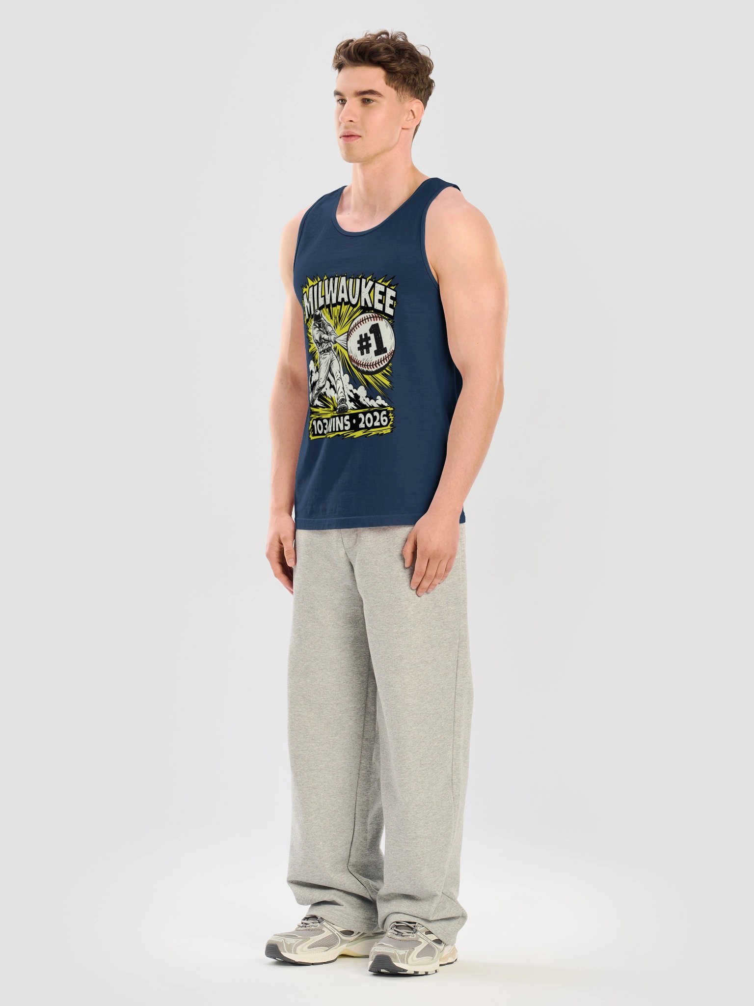 Milwaukee 103 Wins • 2026 Baseball Tank Top product image (18)