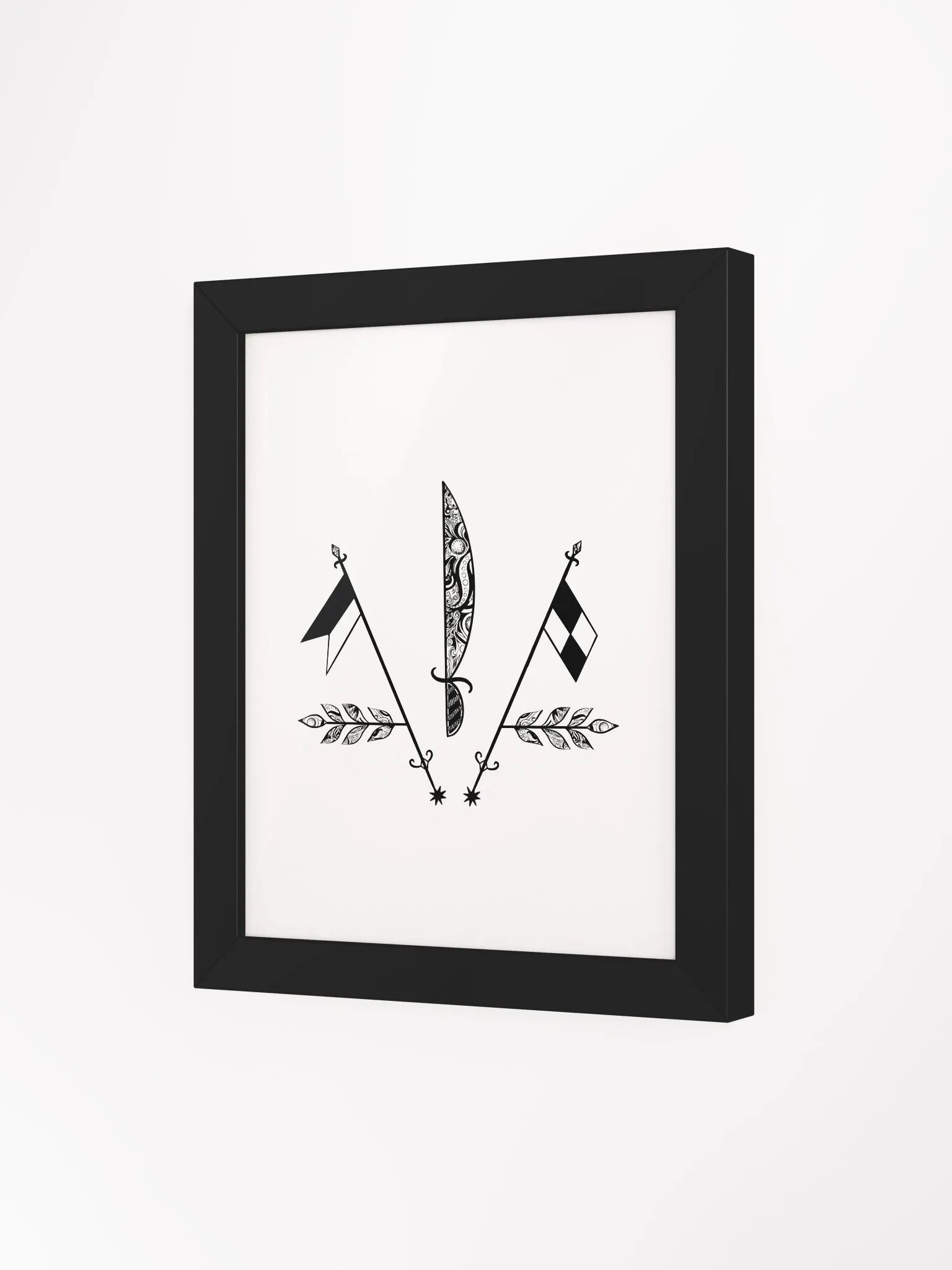 Frame with Ogou Sen Jacques vèvè product image (3)